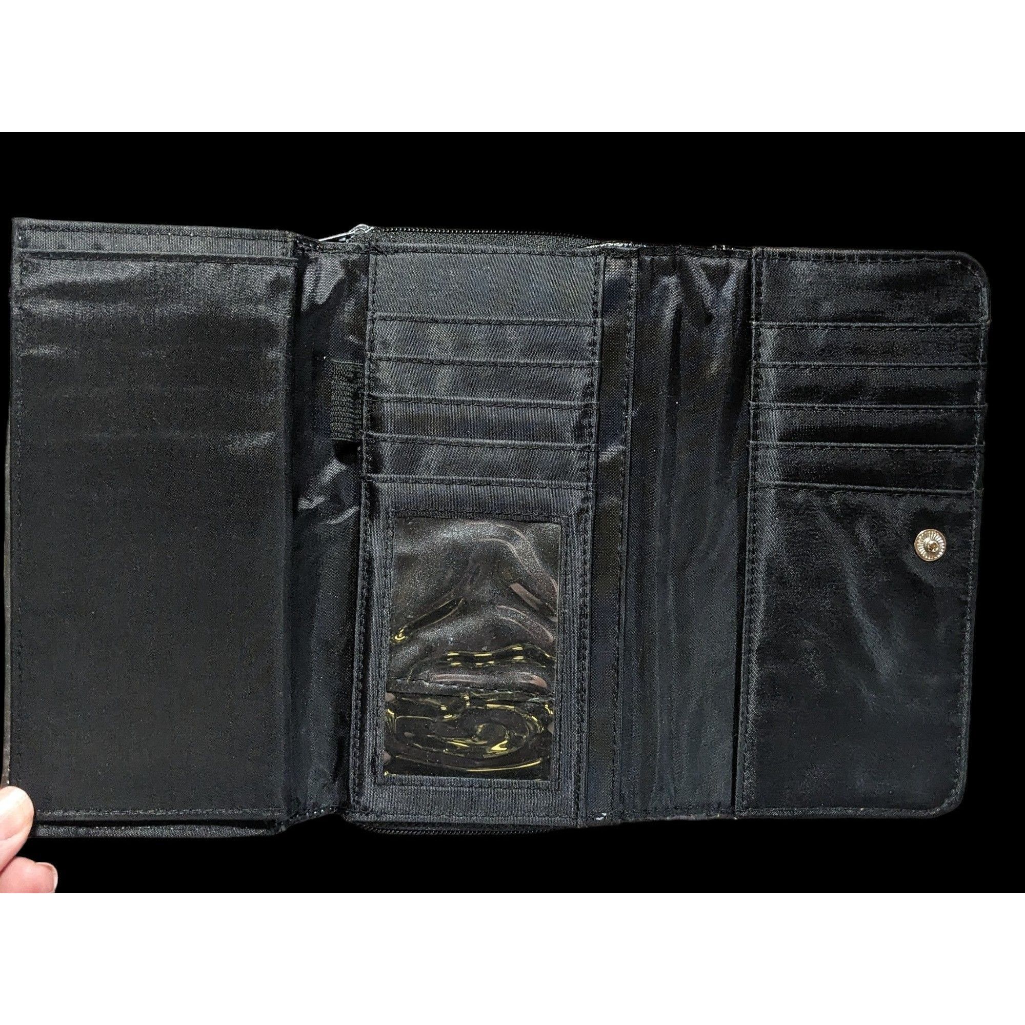 Other Black Trifold Wallet Size ONE SIZE - 5 Thumbnail