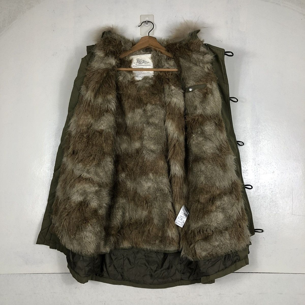 Japanese Brand 📌BIKER JACKET PARKA MINK FUR HOODIE MOUSSY MILITARY DESIGN Size US S / EU 44-46 / 1 - 15 Thumbnail