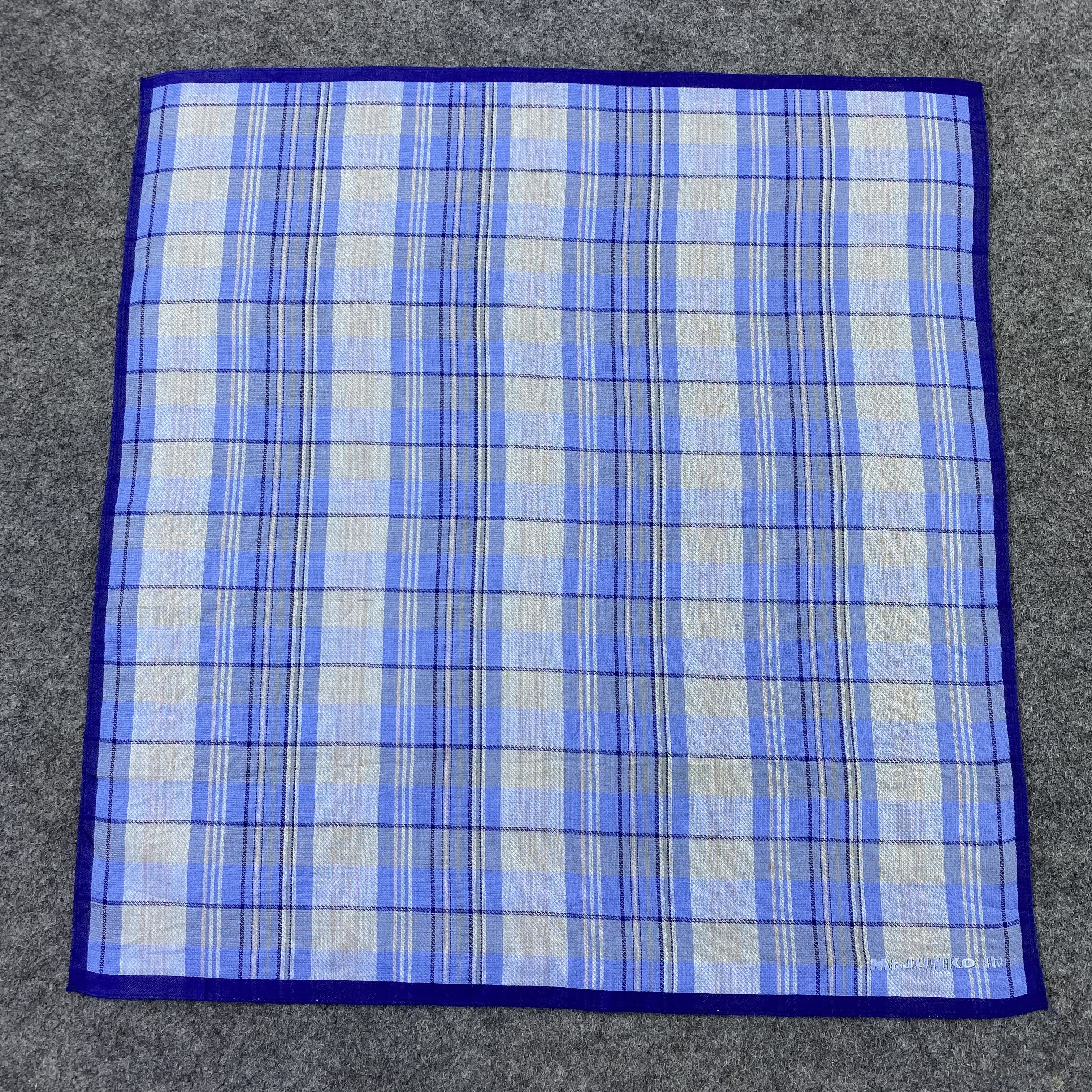 Japanese Brand Mr.Junko Handkerchief Neckerchief Bandana-B1614 Size ONE SIZE - 3 Thumbnail