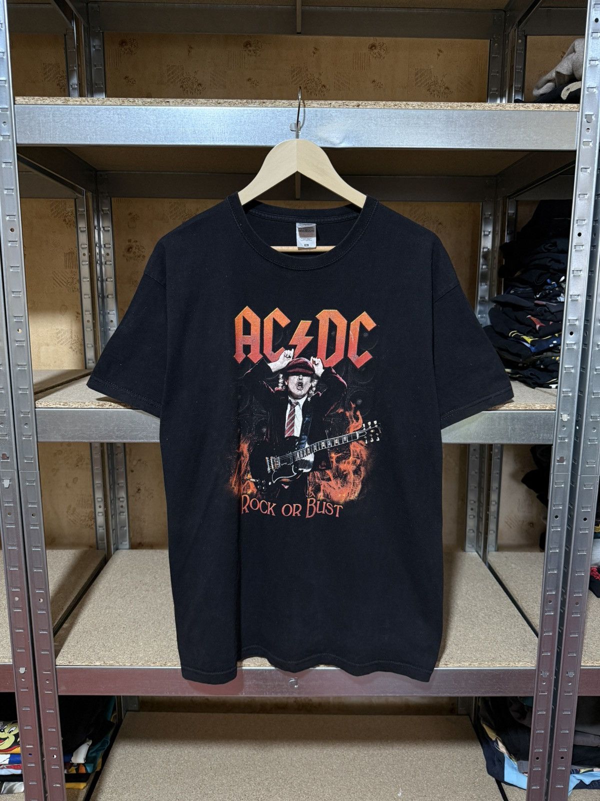 Band Tees × Vintage Vintage 2016 AC/DC Rock Or Bust Highway To Europe T-Shirt Size US XL / EU 56 / 4 - 1 Thumbnail