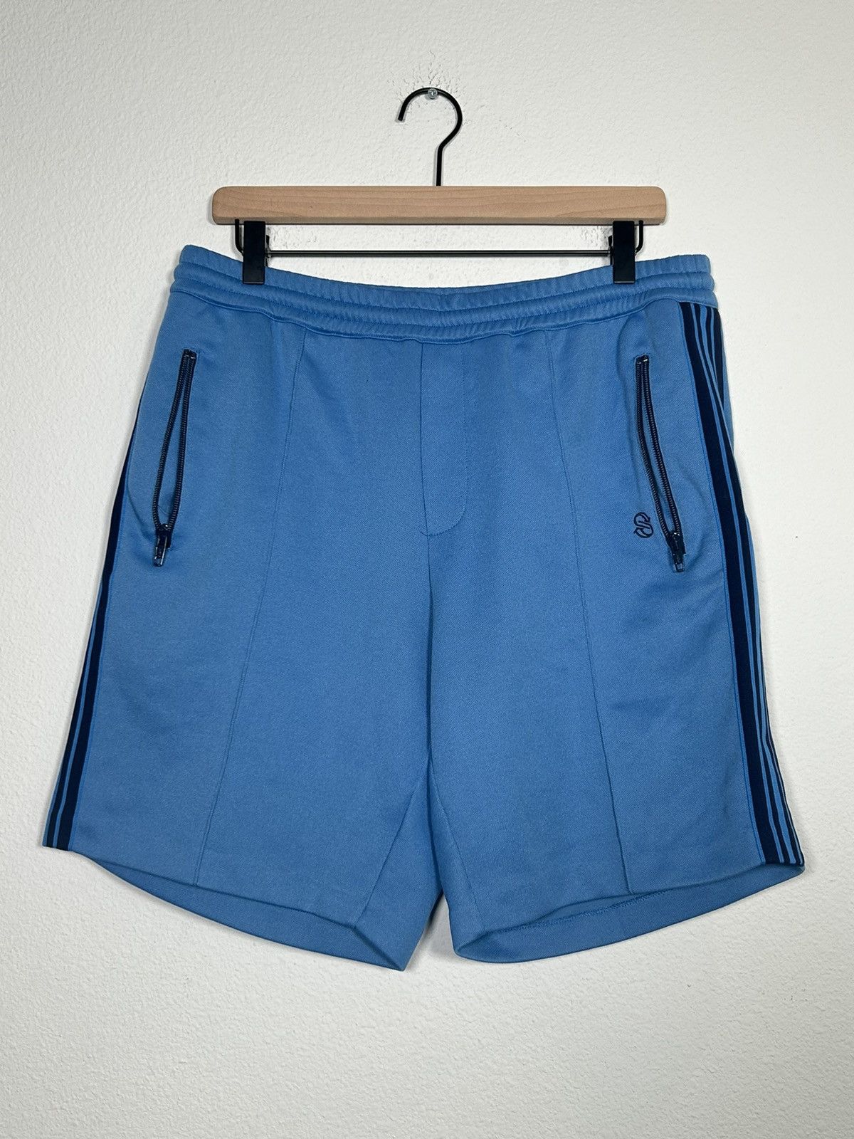 Stella McCartney Striped Knit Logo Shorts Size US 32 / EU 48 - 1 Thumbnail