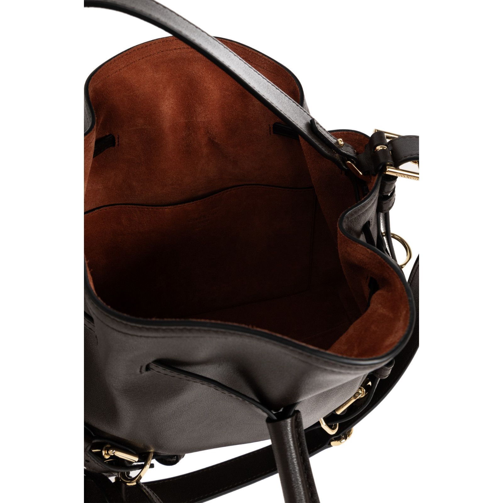 Givenchy GIVENCHY $1990 Small Voyou Chocolate Bucket Bag New & Authe Size ONE SIZE - 4 Thumbnail