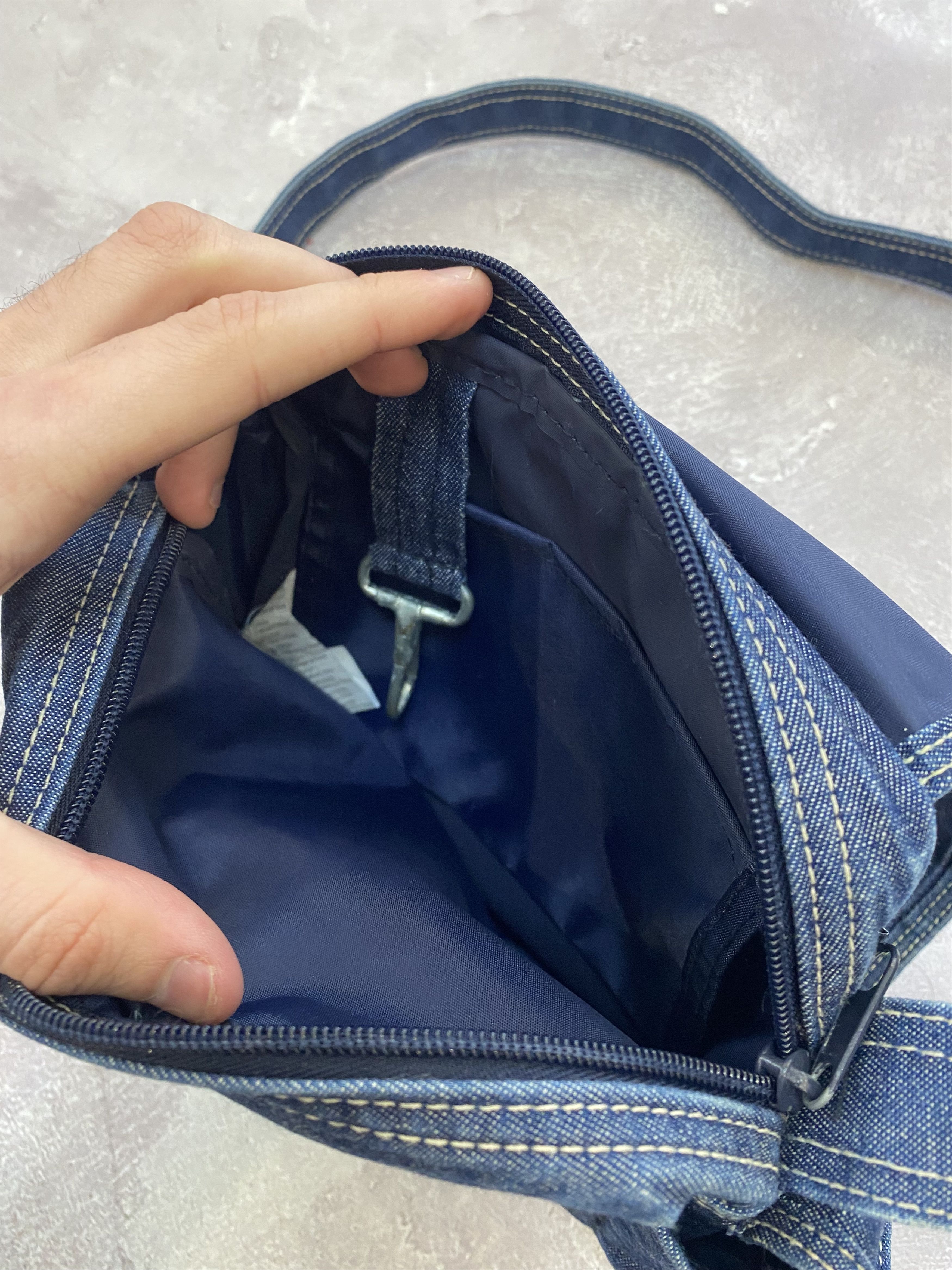 Kangol × Vintage Vintage Kangol Denim Shoulder Bag Size ONE SIZE - 9 Thumbnail