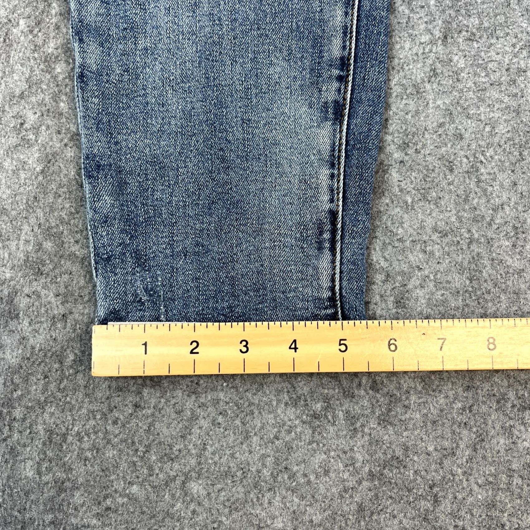 Dolce & Gabbana Dolce&Gabbana Jeans Slim Skinny 34 30 Distressed Whiskers Blue Logo Italy Men Denim Cotton Elastane 5-Pocket Design Vintage No Size US 34 / EU 50 - 3 Thumbnail