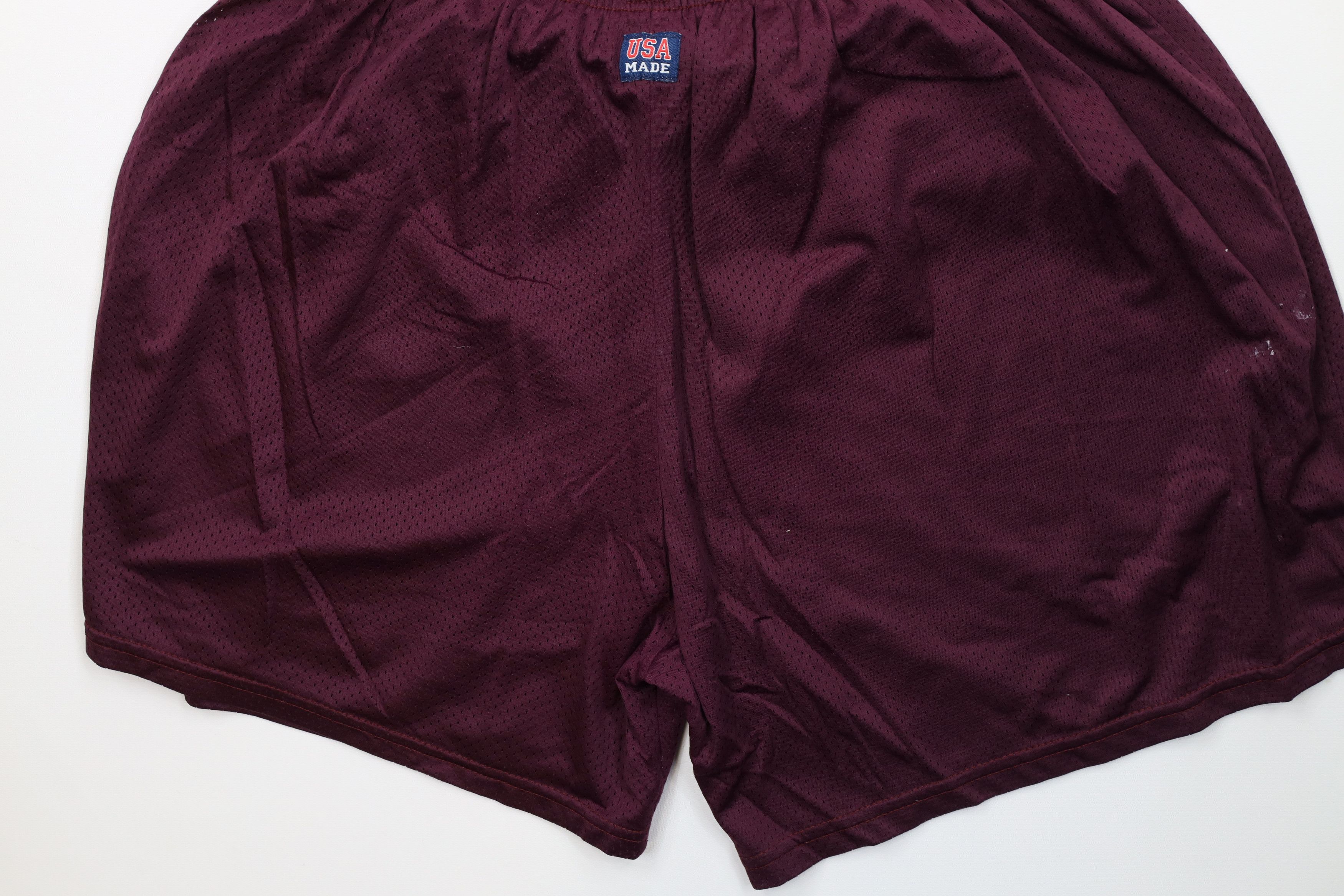 Vintage Vintage 90s Streetwear Blank Above Knee Mesh Shorts USA Size US 38 / EU 54 - 12 Thumbnail