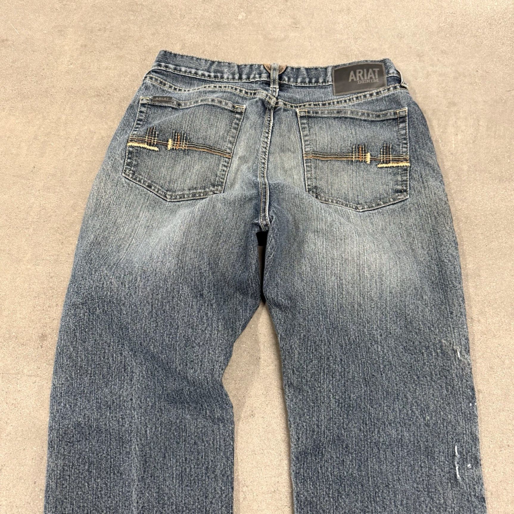Ariat ARIAT Jeans 32X34 Mens Relaxed Boot Cut Blue Denim M4 Size US 32 / EU 48 - 4 Thumbnail