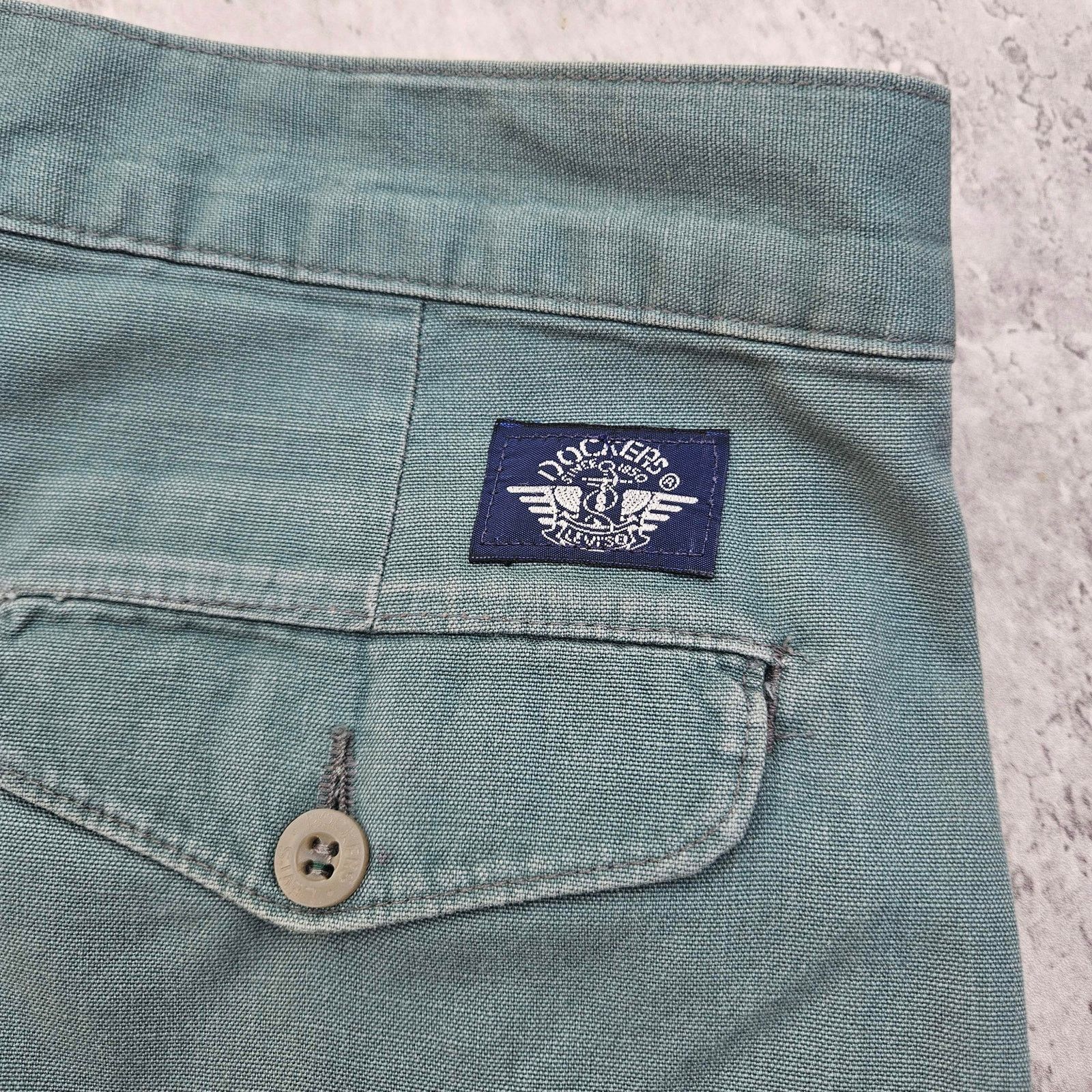 Dockers Vintage Dockers Chinos Made in USA Khaki Pants - 36 x 30 Size US 36 / EU 52 - 2 Thumbnail