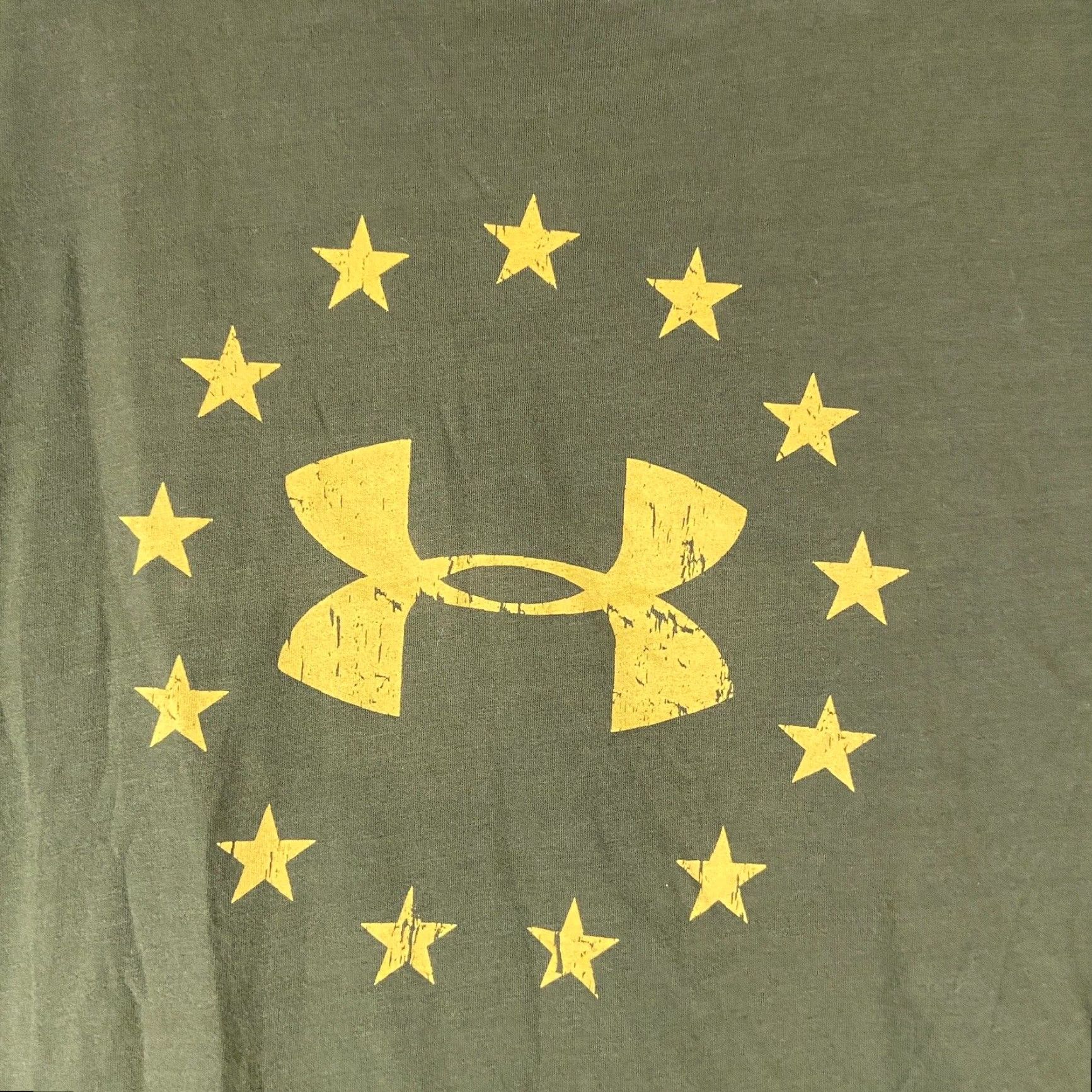 Under Armour Under Armour Graphic Tee Men's XL Green Freedom Size US XL / EU 56 / 4 - 5 Thumbnail