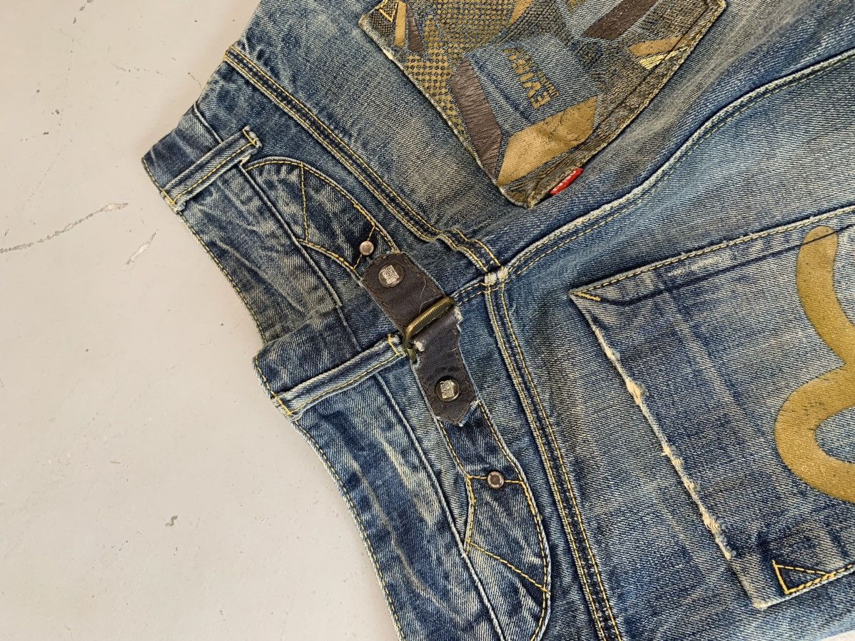 Japanese Brand Vintage Evisu inspired denim Size US 34 / EU 50 - 5 Thumbnail
