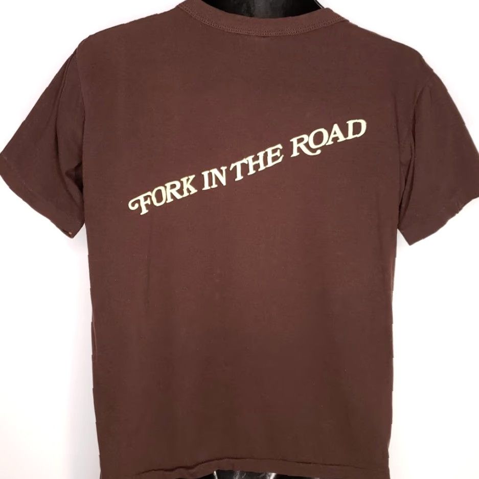 Vintage VINTAGE Gulf Coast Jay Boy Adams T Shirt Mens Size Large Brown 70s Fork In The Road USA Graphic Tee Country Music Size US L / EU 52-54 / 3 - 5 Thumbnail