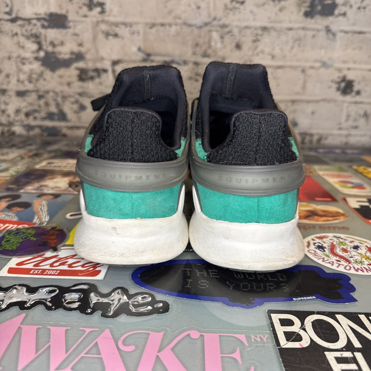 Adidas Adidas EQT Support ADV Core Black Sub Green BA8323 Sz 9.5 Size US 9.5 / EU 42-43 - 2 Thumbnail