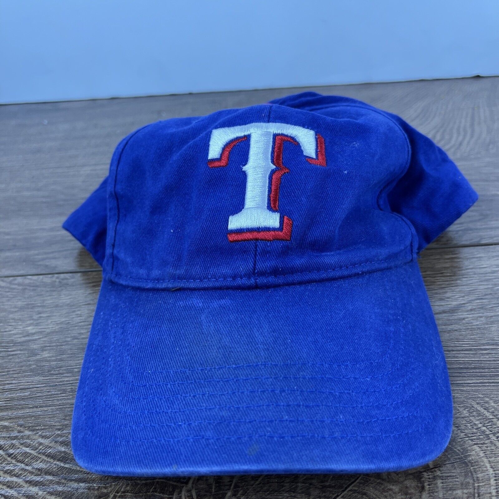 Other Texas Rangers Cap Hat Blue Texas Rangers Hat Adjustable Blue Size ONE SIZE - 1 Thumbnail