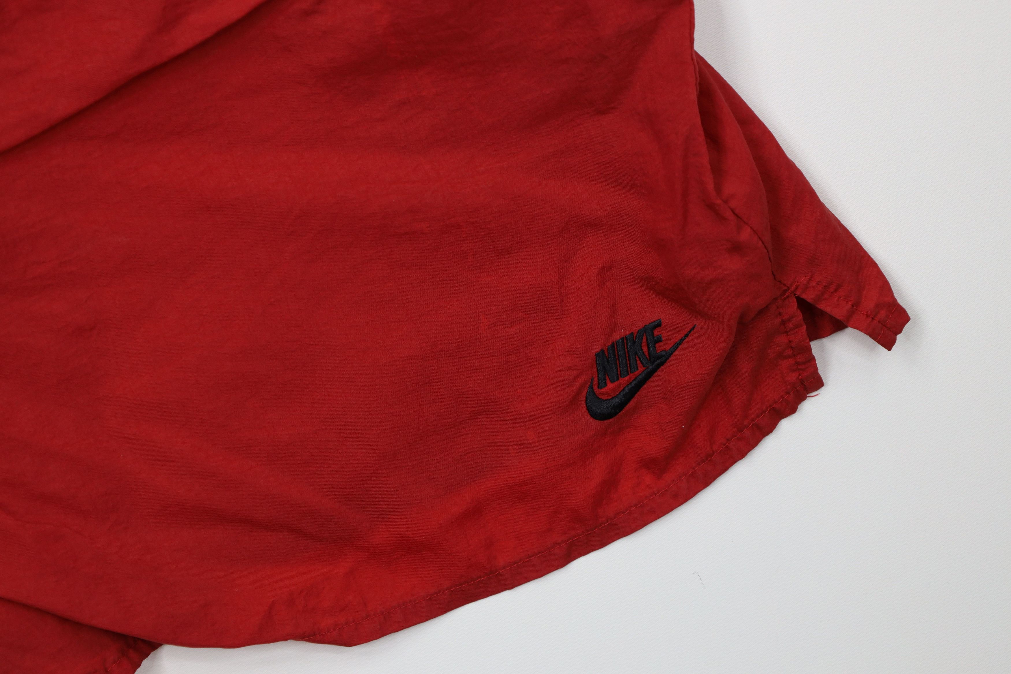 Nike Vintage 90s Nike Scott Big Swoosh Lined Shorts Baggies Red Size US 34 / EU 50 - 5 Thumbnail