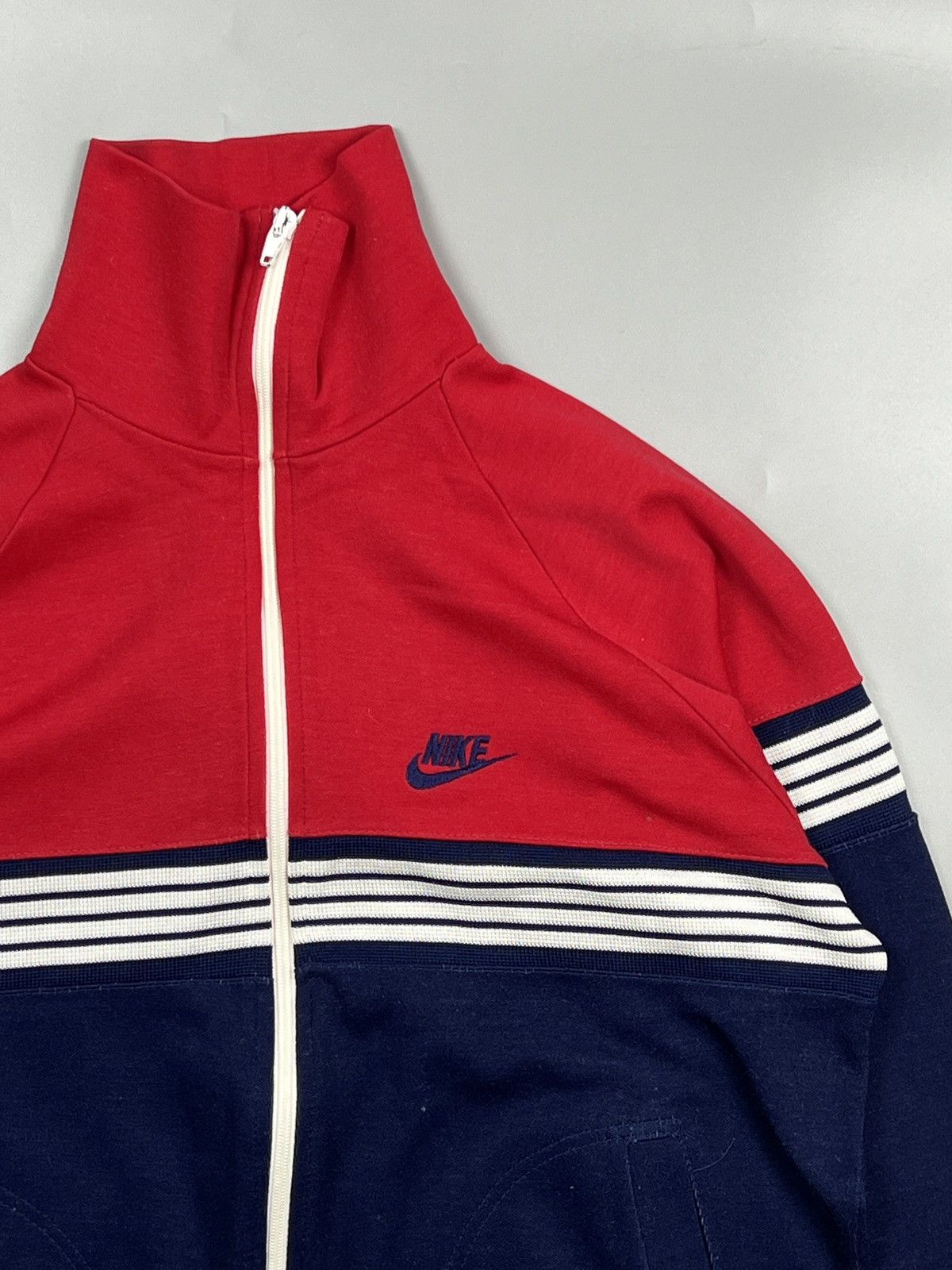 Nike × Vintage 70's Nike Vintage Tracksuit Top (Y0646) Size US L / EU 52-54 / 3 - 2 Thumbnail