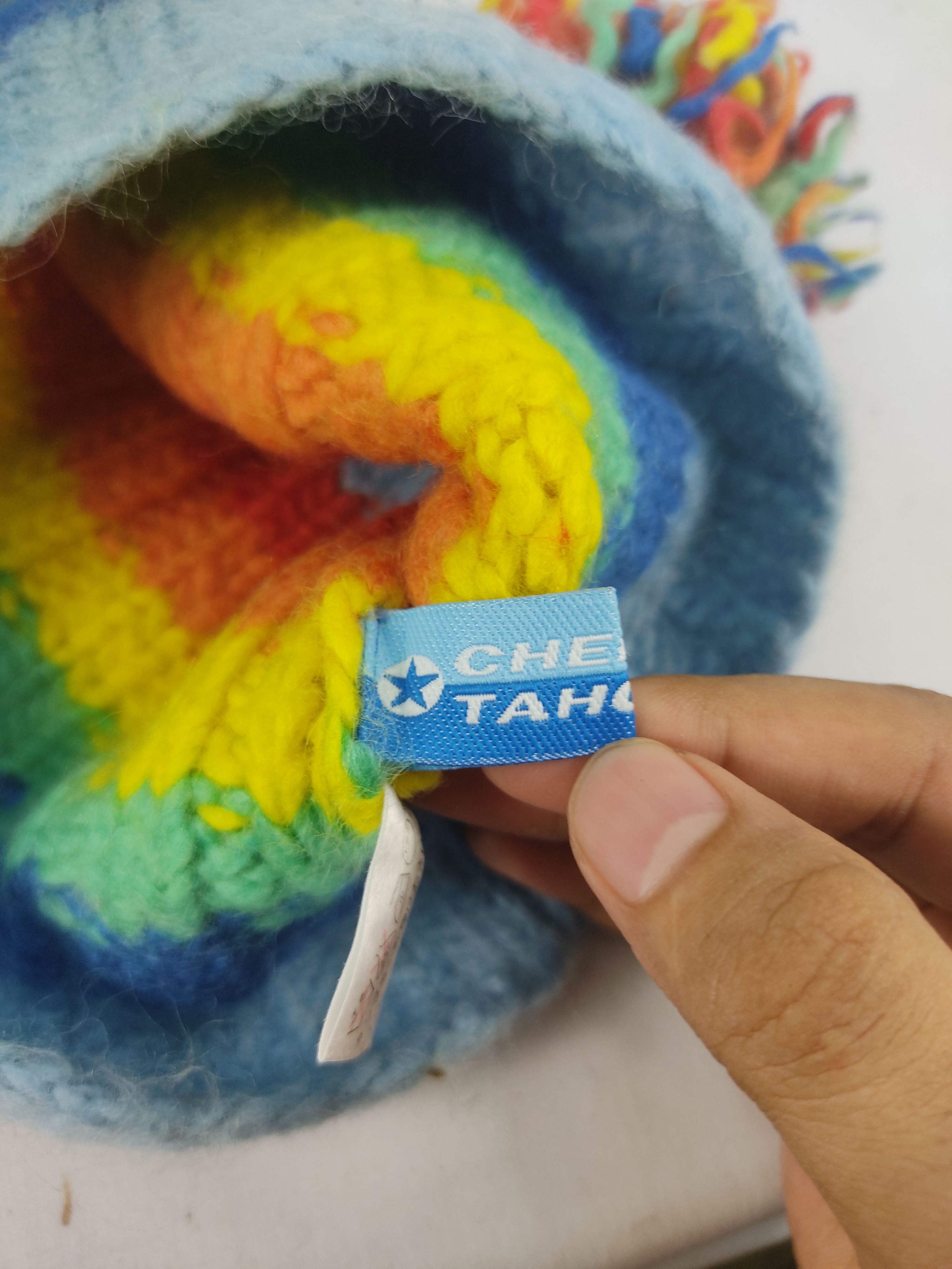 Japanese Brand Tahchee Rainbow Knit Beanie/Snow Hat/Snow Cap
