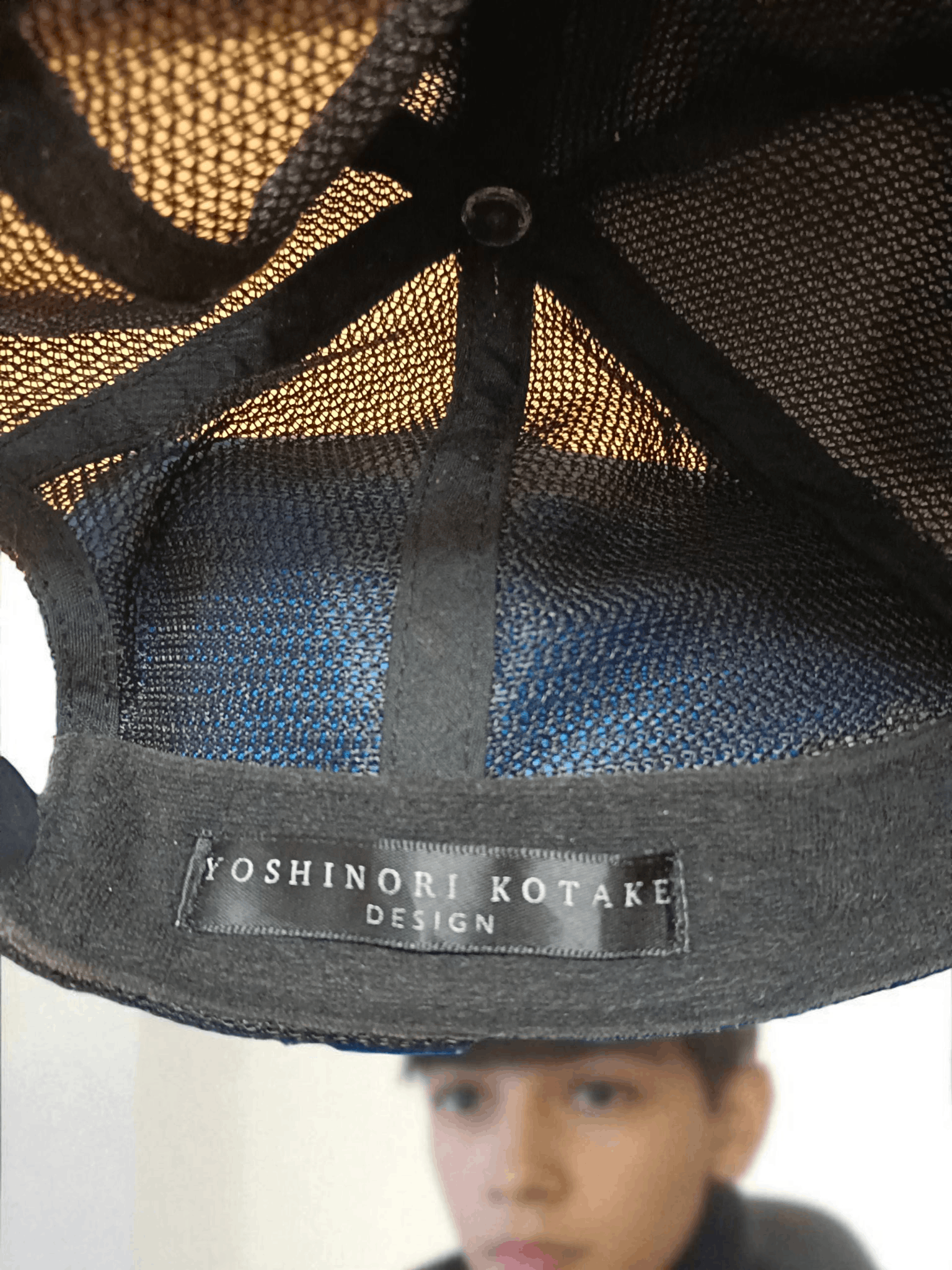 Designer YOSHINORI KOTAKE " SUNSET BLVD" Distressed DenimTrucker Hat Size ONE SIZE - 6 Thumbnail