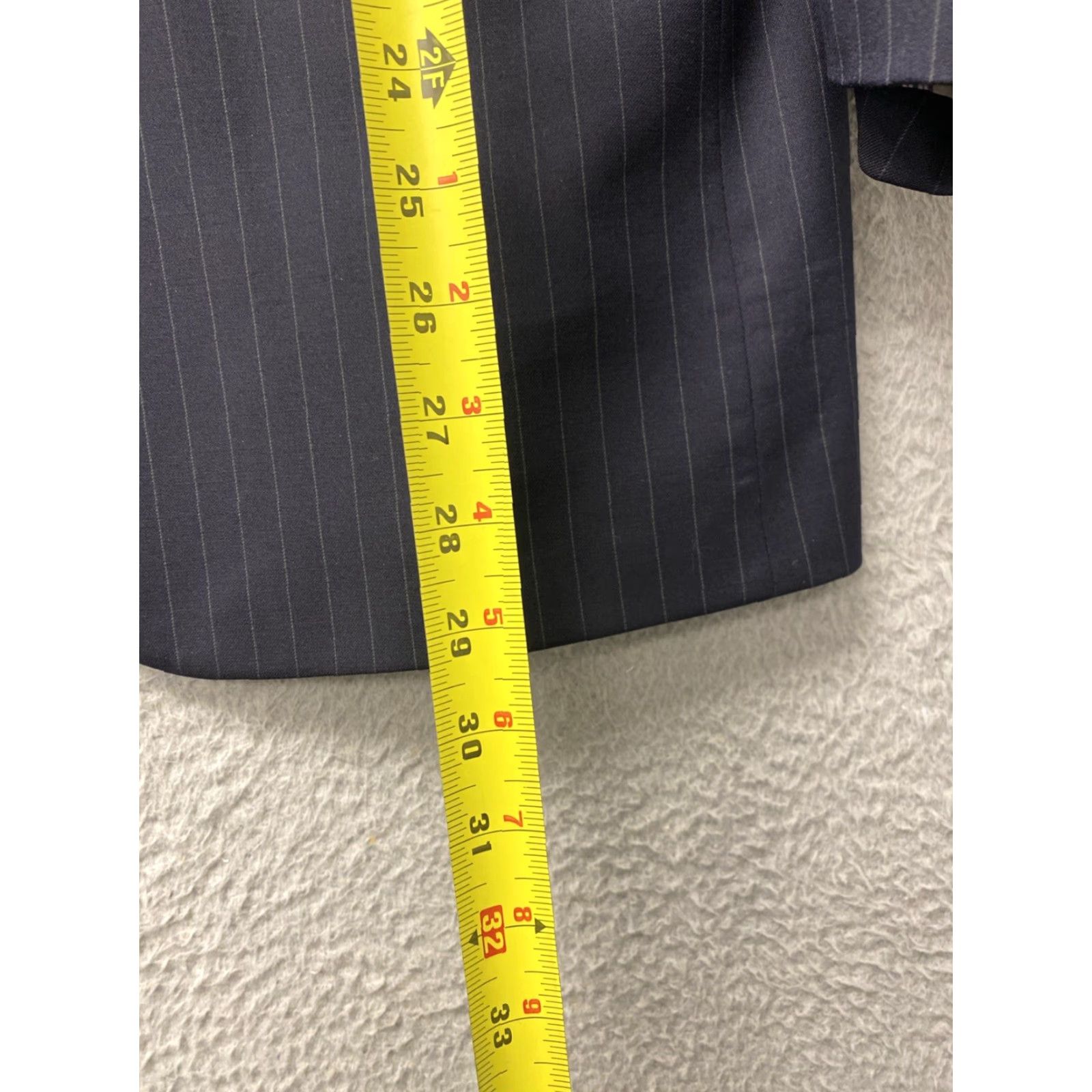 Brooks Brothers VINTAGE Brooks Brothers Navy Blue Wool Suit 41 Regular 2 Piece Men's Size 42R - 7 Thumbnail