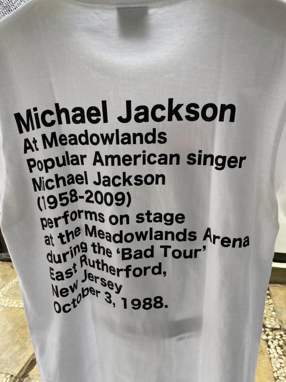 Band Tees × Vintage 💸NEED GONE💸 tshirt michael jackson meadownlands poses Size US S / EU 44-46 / 1 - 5 Thumbnail