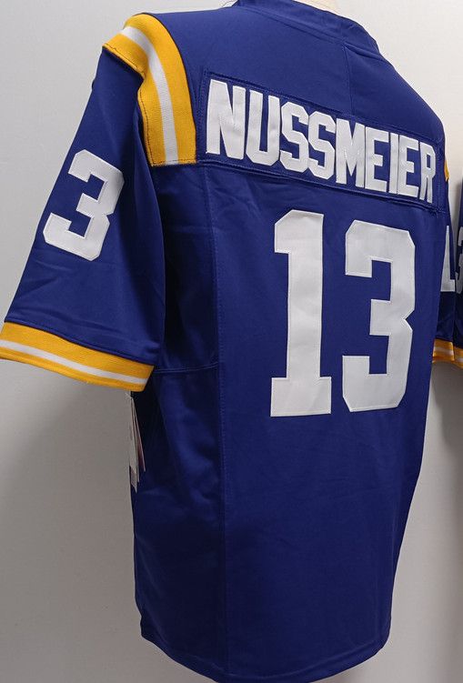 Other Men's LSU Tigers #13 Garrett Nussmeier Purple Jersey Size US S / EU 44-46 / 1 - 3 Thumbnail