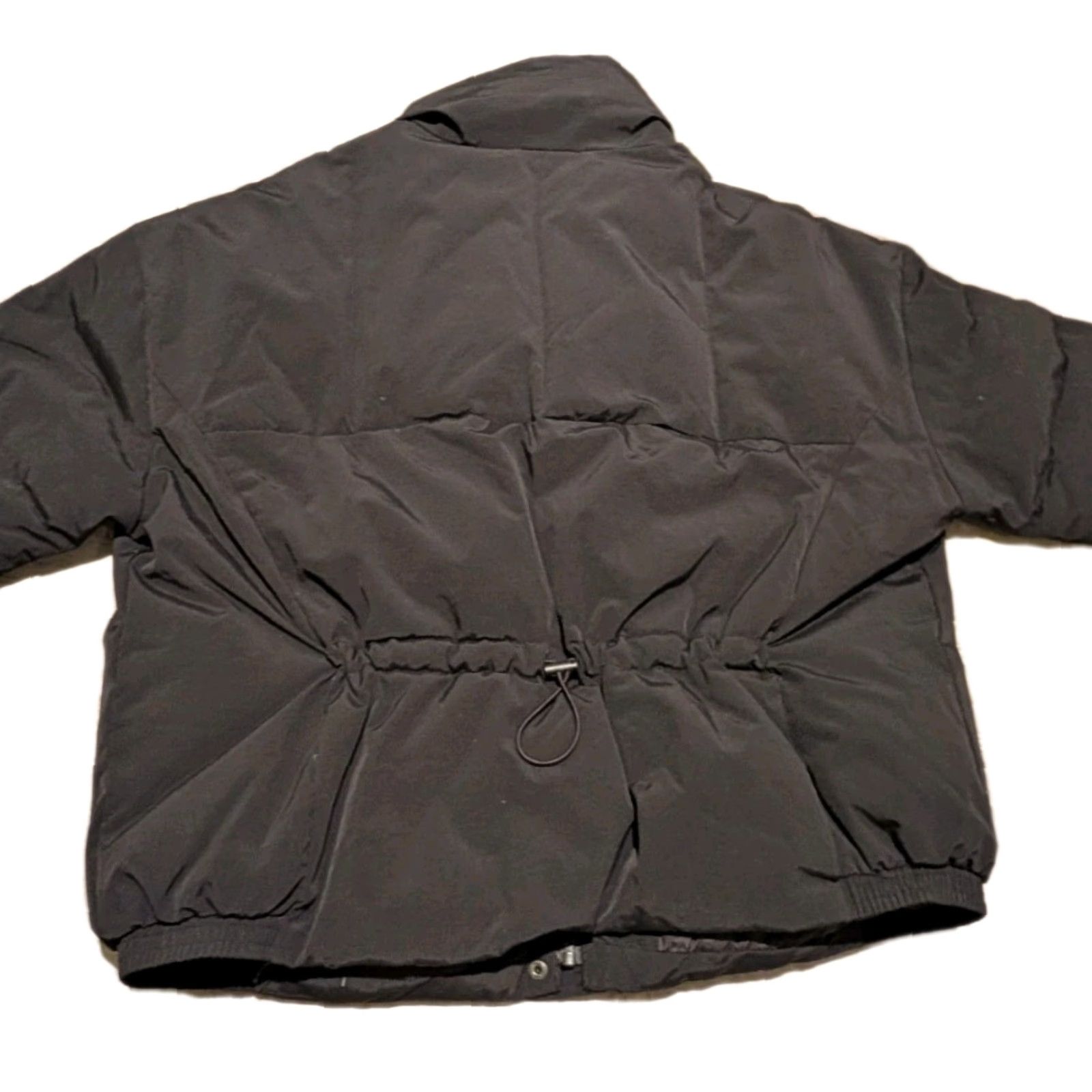 Levi's LEVI'S Womens Quilted Black Coat Puffer Zip Snap Size Large L Jacket Coat Size L / US 10 / IT 46 - 2 Thumbnail