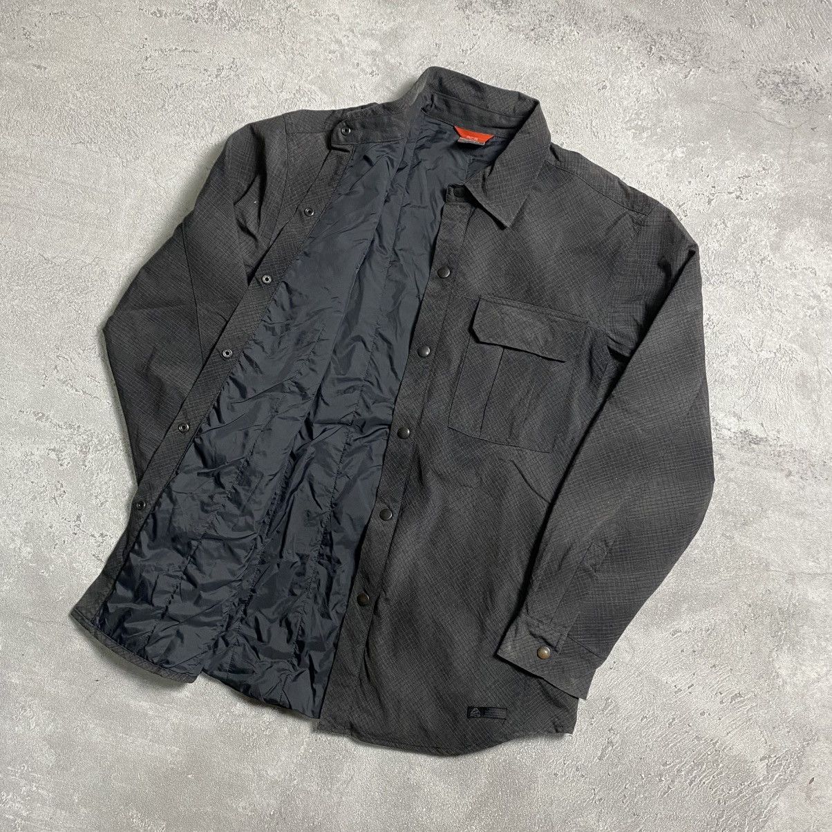 Nike ACG Nike ACG Black Plaid Snap Jacket Quit Lined Collared Size US M / EU 48-50 / 2 - 4 Thumbnail