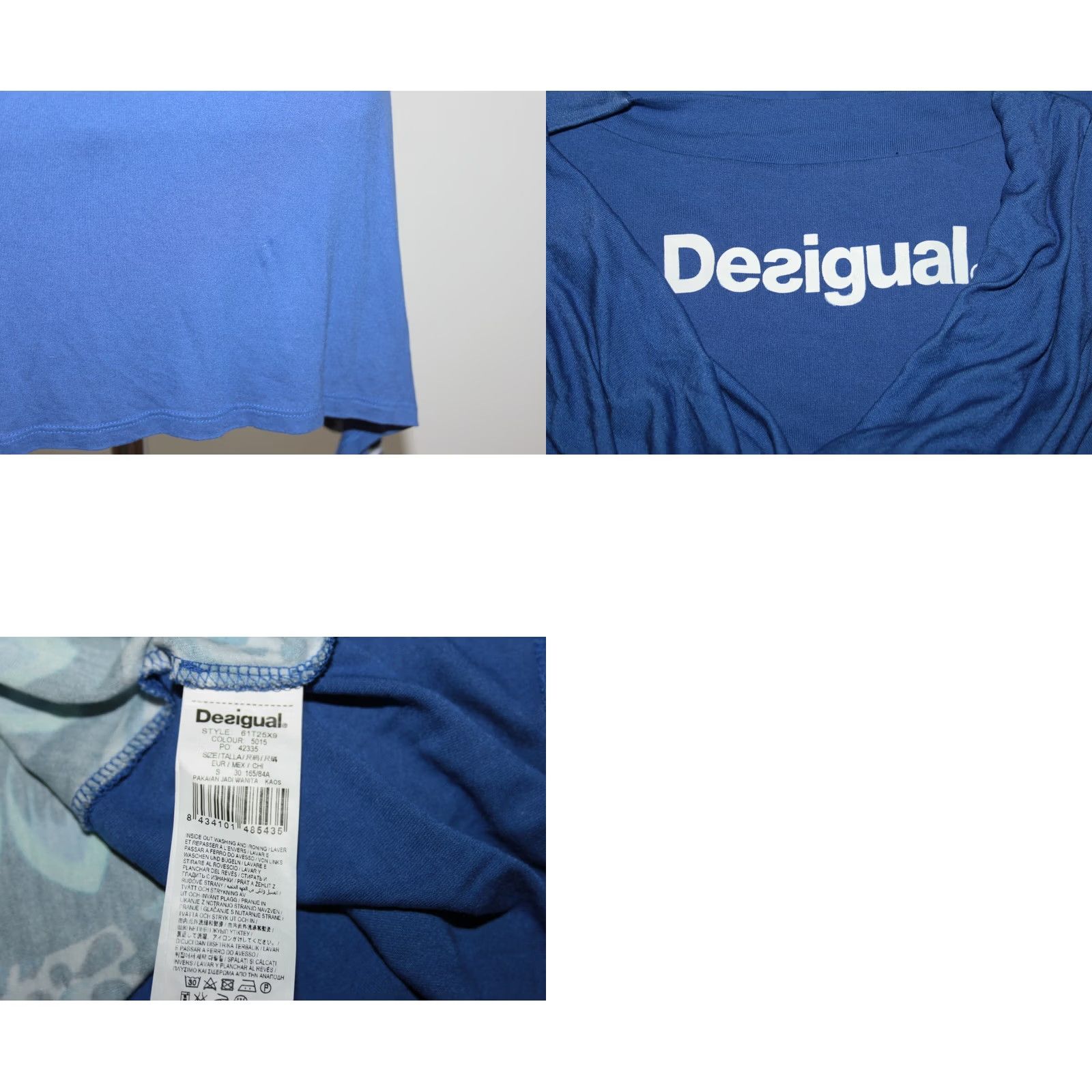 Desigual Desigual Blue womens tunic shirt S Size S / US 4 / IT 40 - 8 Thumbnail