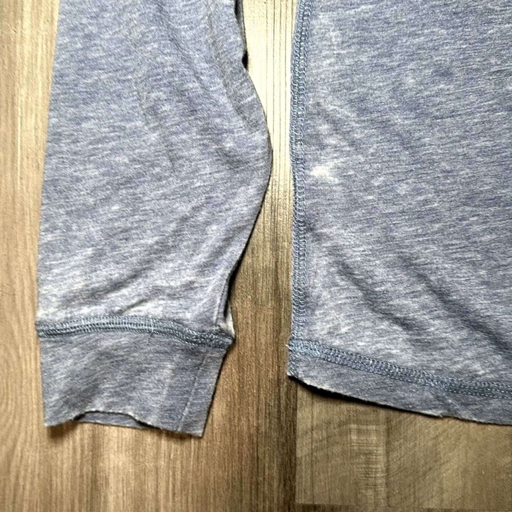 johnnie-O VINTAGE Johnnie-O Zed Burn Out Washed Long Sleeve Tee Hoodie - Medium Size US M / EU 48-50 / 2 - 4 Thumbnail