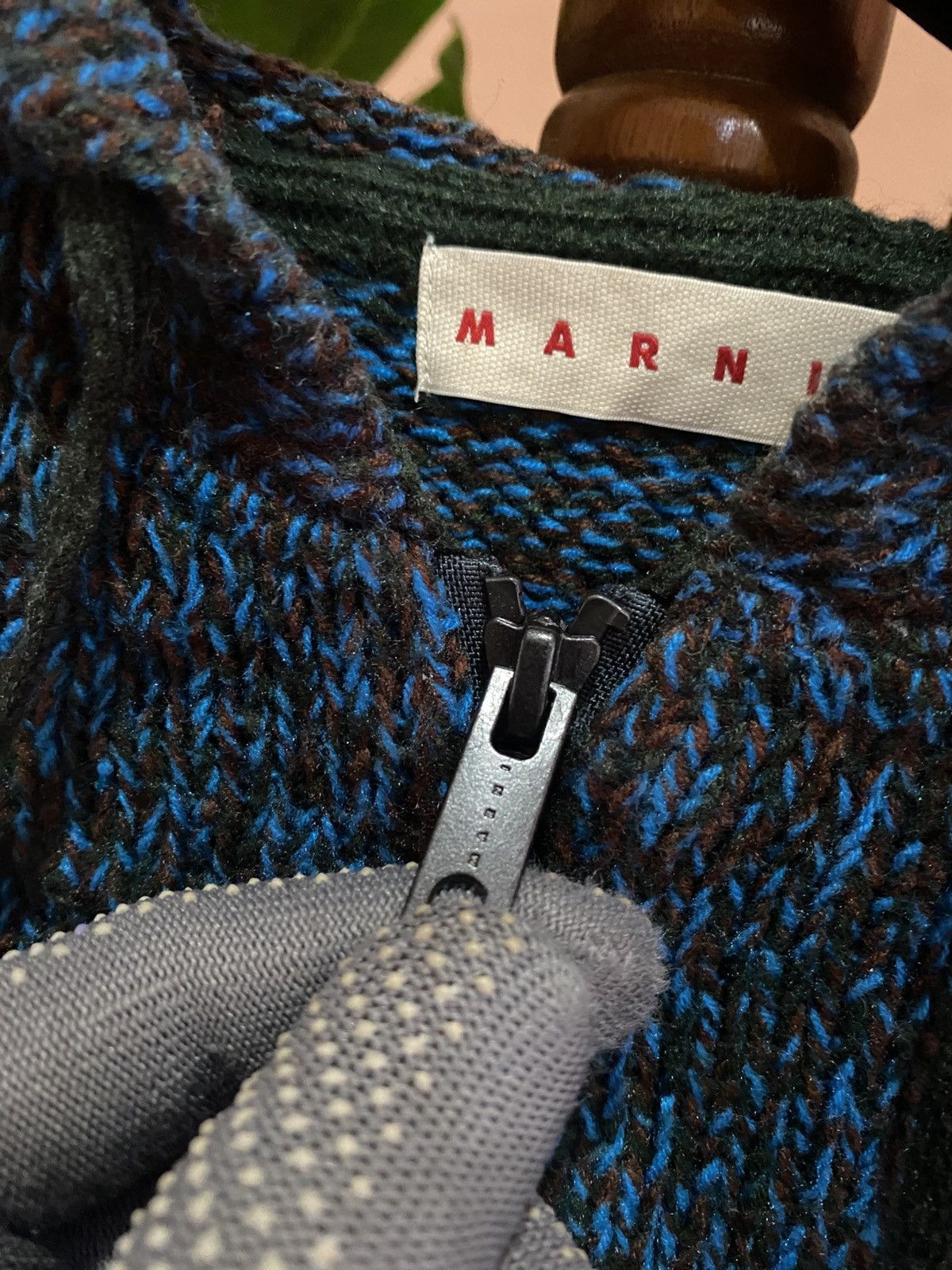 Marni MARNI KNITTED HOODIE Size US S / EU 44-46 / 1 - 4 Thumbnail
