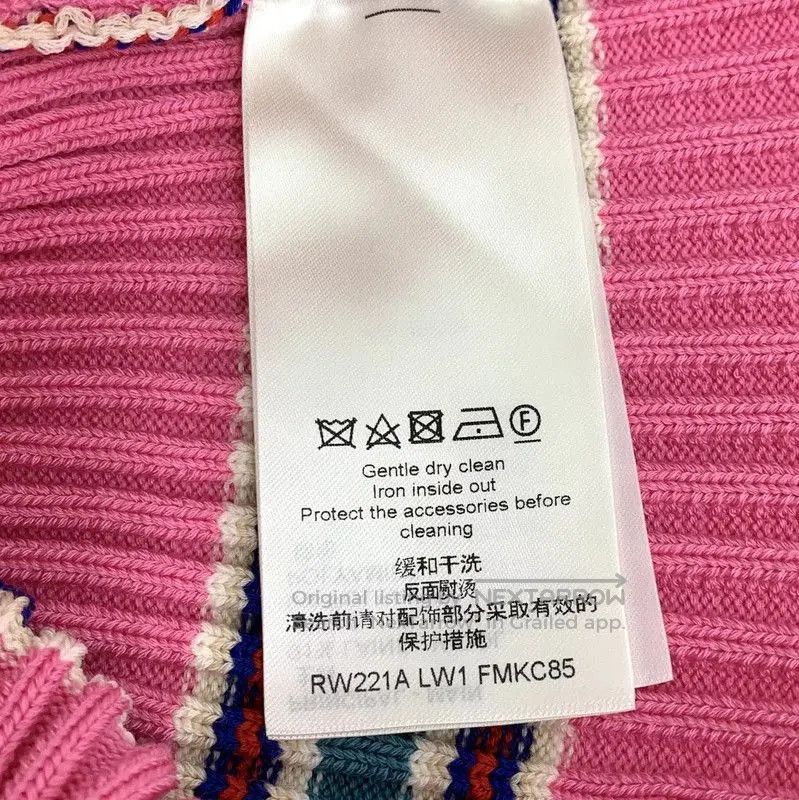 Louis Vuitton Louis Vuitton Pink Wool Cardigan for Women . Size M / US 6-8 / IT 42-44 - 7 Thumbnail