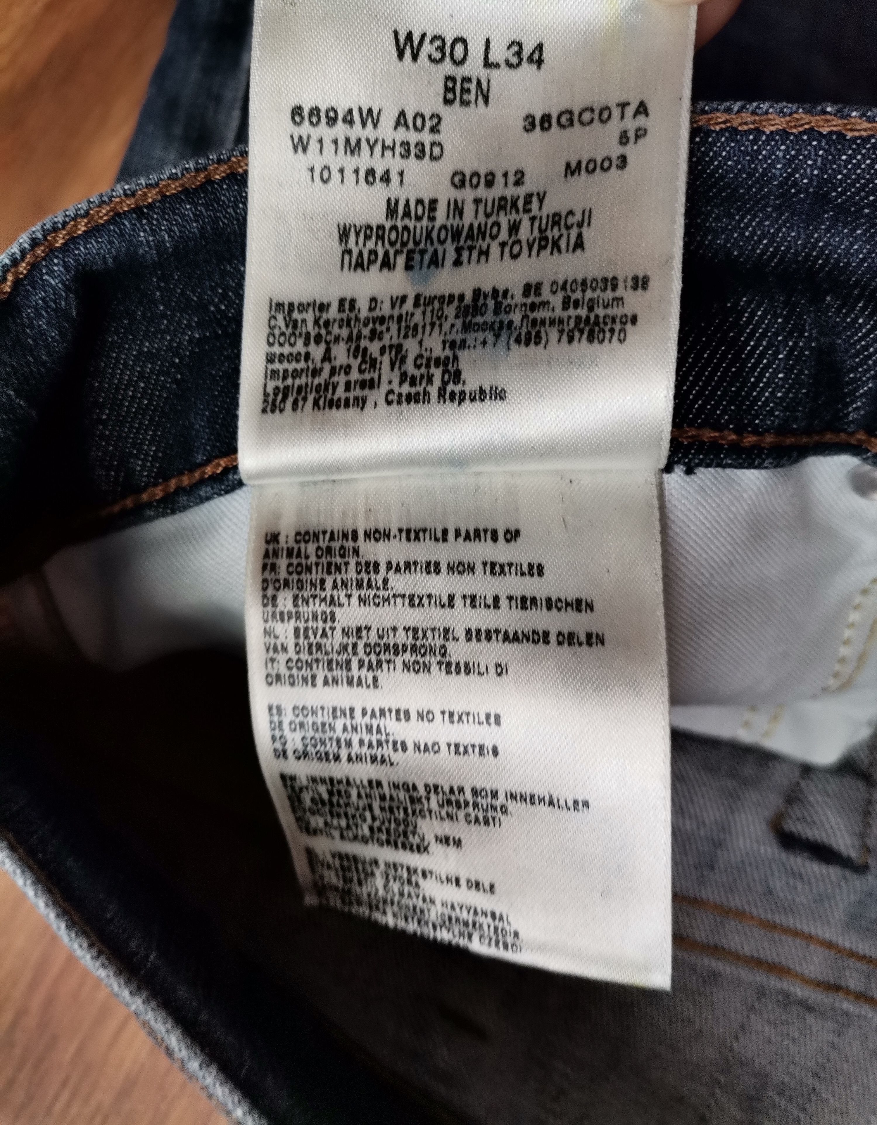 Wrangler Wrangler Ben Distressed Jeans Size US 31 - 3 Thumbnail