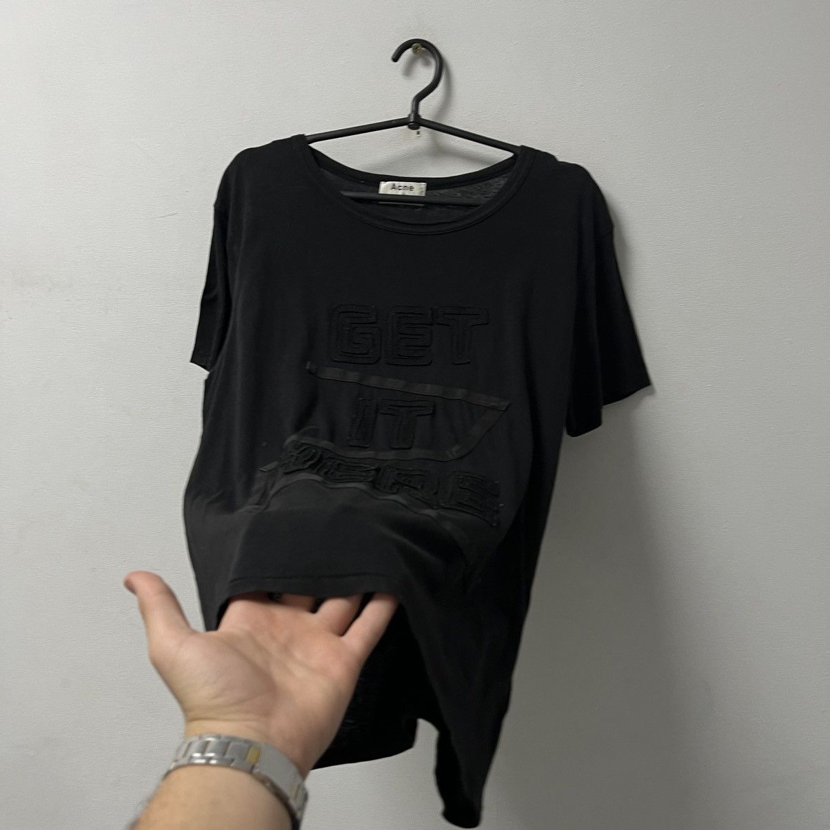Acne Studios Acne Studios big logo t-shirt XS Size US XS / EU 42 / 0 - 6 Thumbnail