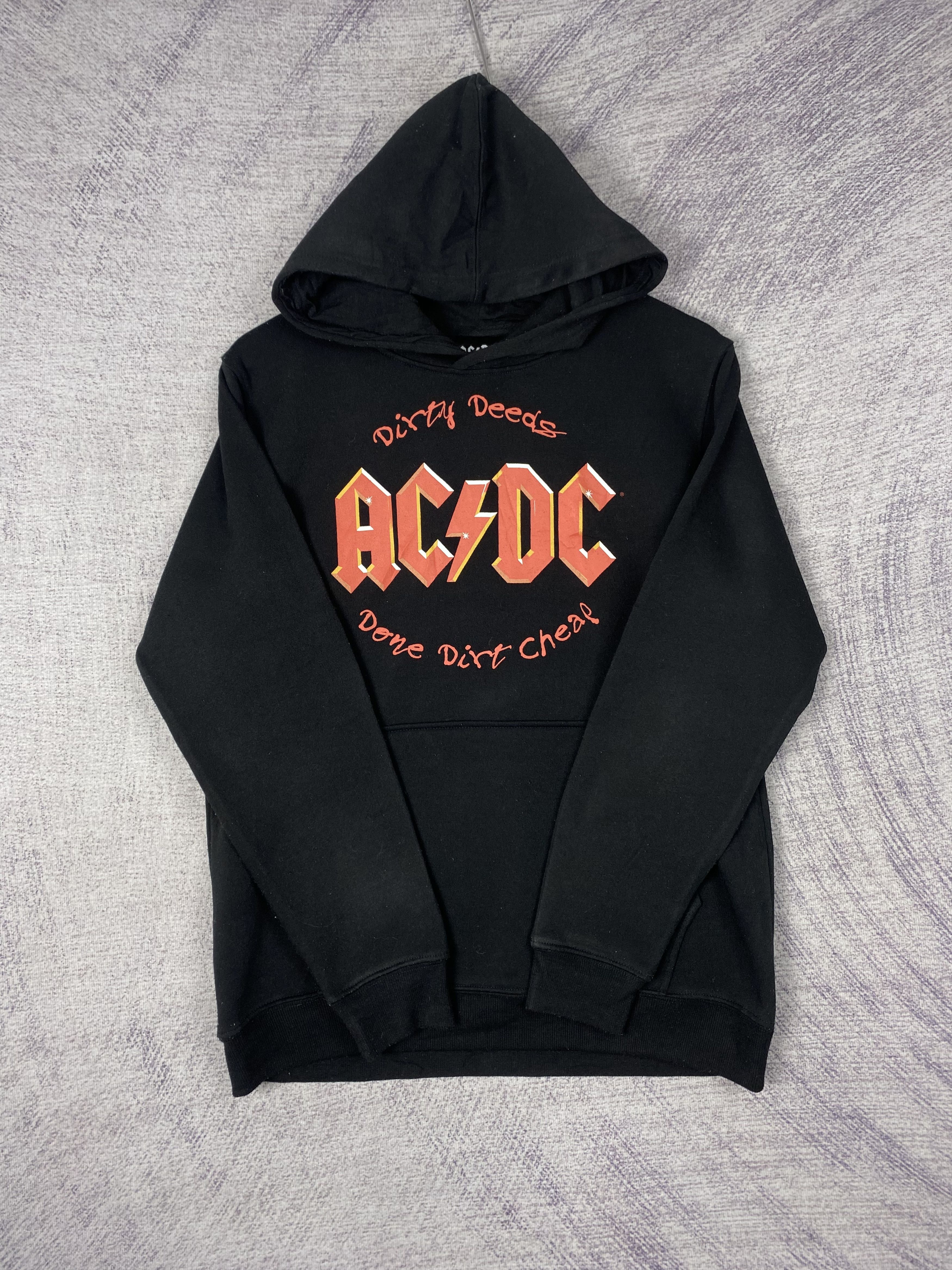 AC/DC Vintage AC DC Band Tees Pullover Black Hoodies Size US L / EU 52-54 / 3 - 4 Thumbnail