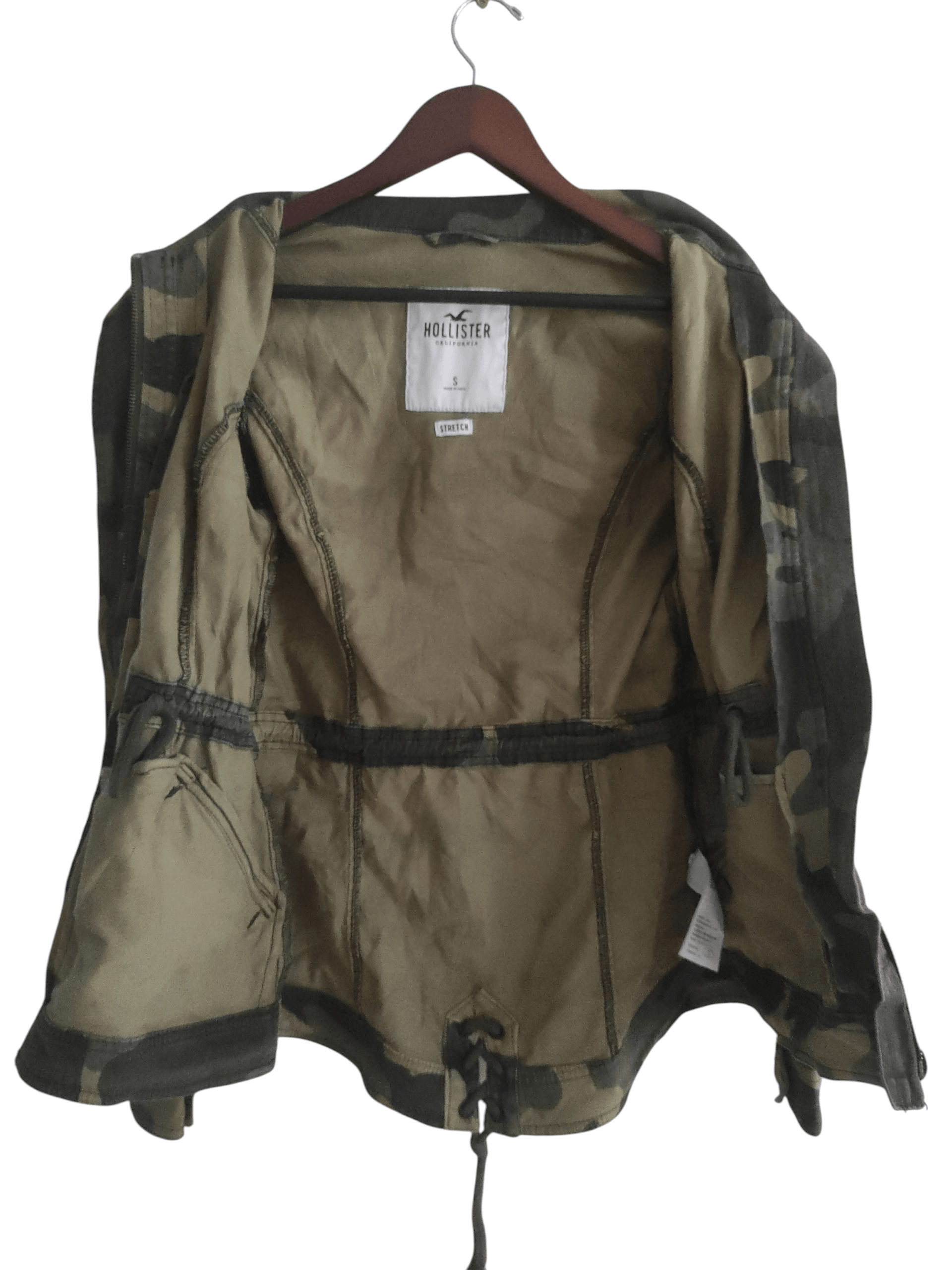 Hollister Hollister Utility Military Style Camo Camouflage Jacket Size S / US 4 / IT 40 - 4 Thumbnail