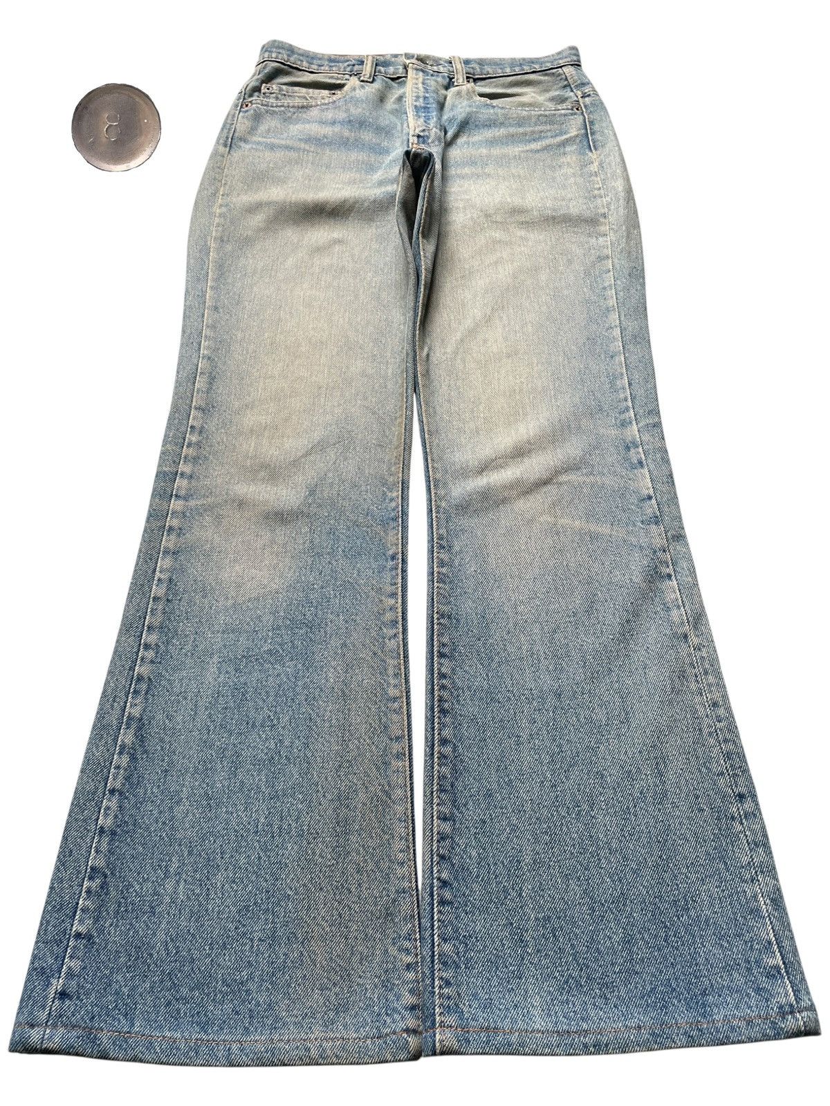 Levi's Vintage 70s Levis 517 Mud Wash Bootcut Flare Jeans Button 8 Size US 30 / EU 46 - 1 Thumbnail