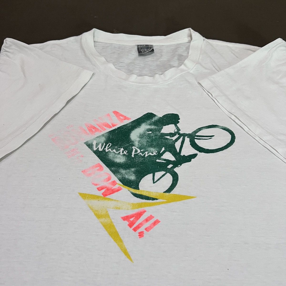 Bicycle × Sports Specialties × Vintage Vintage 90s white pine bicycle shop Promo Tee XL Racing Size US XL / EU 56 / 4 - 1 Thumbnail