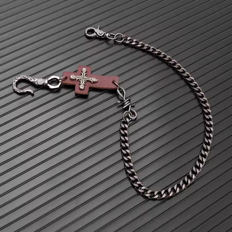 Japanese Brand Brown Cross Chain Size ONE SIZE - 2 Thumbnail