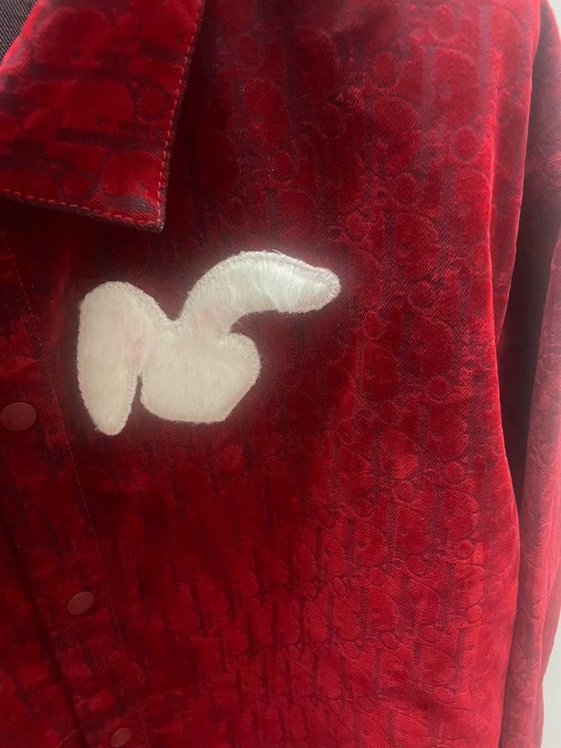 Dior Dior Red Logo Print Shirt Jacket Outerwear-2505 Size US L / EU 52-54 / 3 - 2 Thumbnail