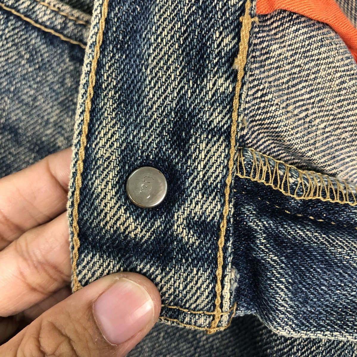 Levi's 🔥Vintage Levi’s Denim Jeans Biker Wear Japan Made Size US 30 / EU 46 - 18 Thumbnail