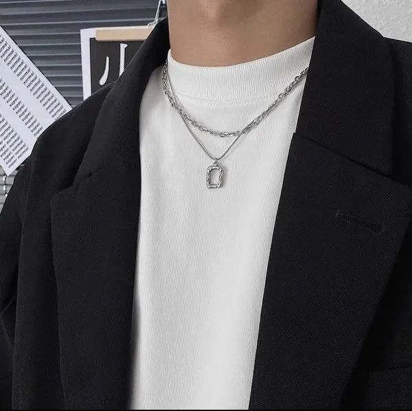 Designer × Vintage Retro square necklace Size ONE SIZE - 1 Thumbnail