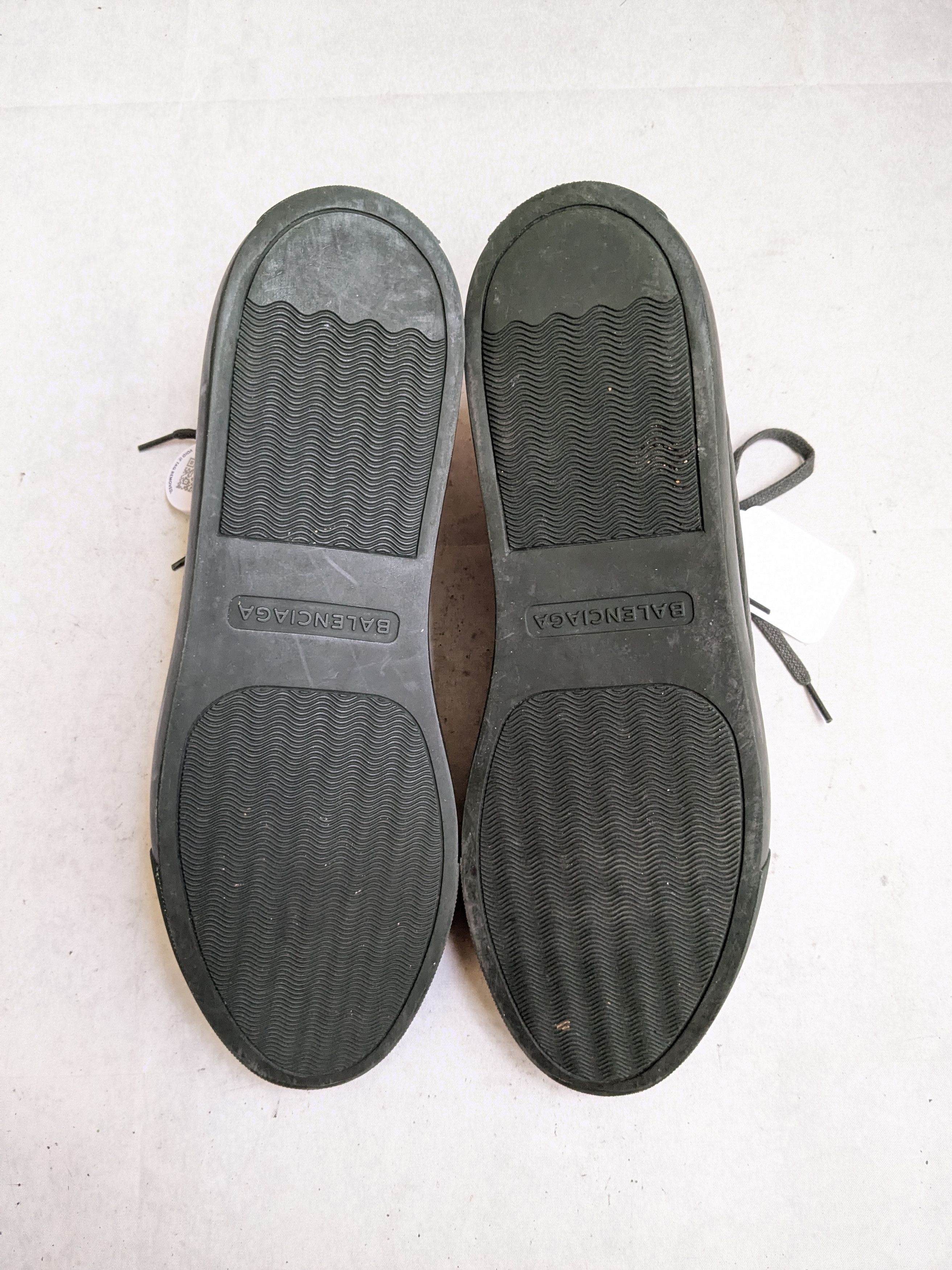 Balenciaga Balenciaga Arena Sneakers Dark Green 14 High Tops Leather Size US 14 / EU 47 - 14 Thumbnail