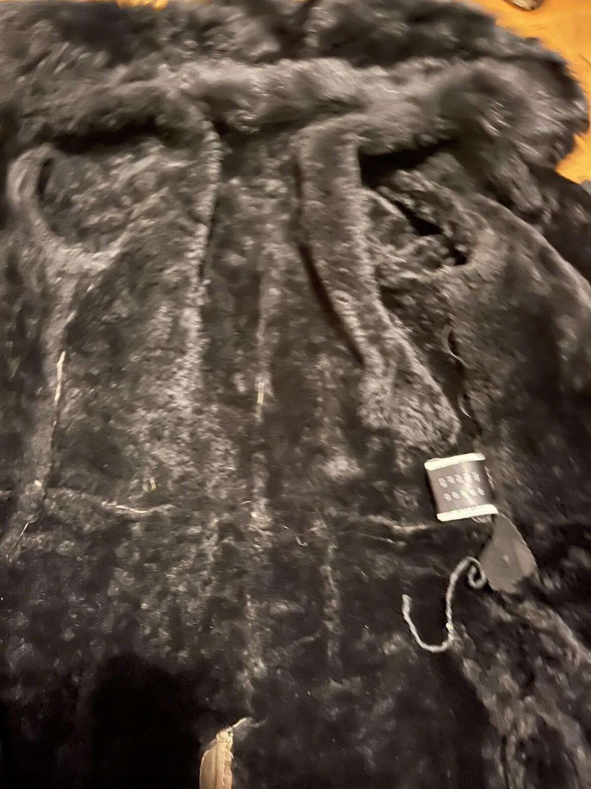 Other Neohit Shearling Suede Asymmetrical Zipped Biker Coat SzXS Size XS / US 0-2 / IT 36-38 - 8 Thumbnail
