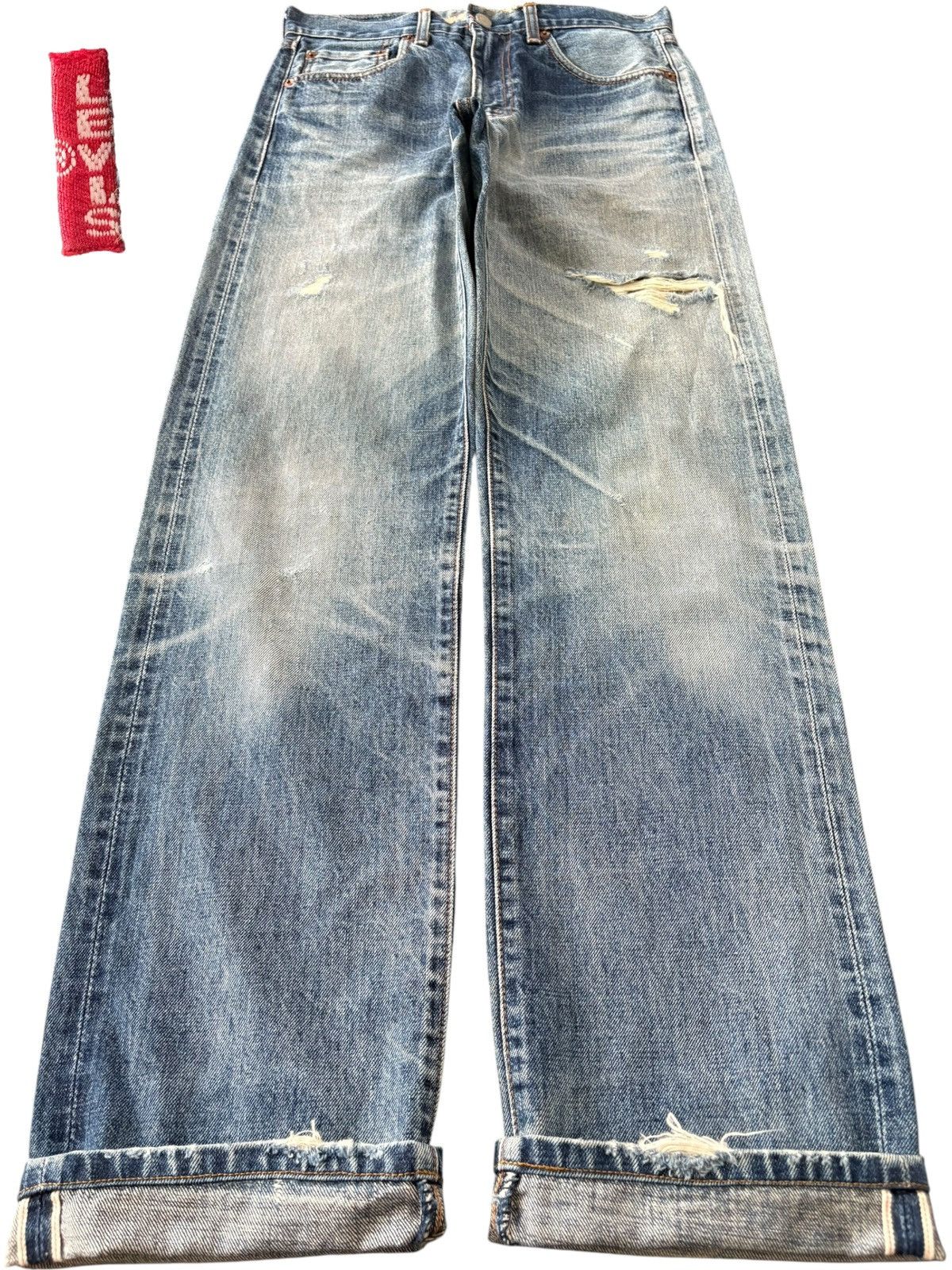 Levi's Vintage Japanese Levis 502 Big E Selvedge Talon Dist Jeans Size US 29 - 1 Thumbnail