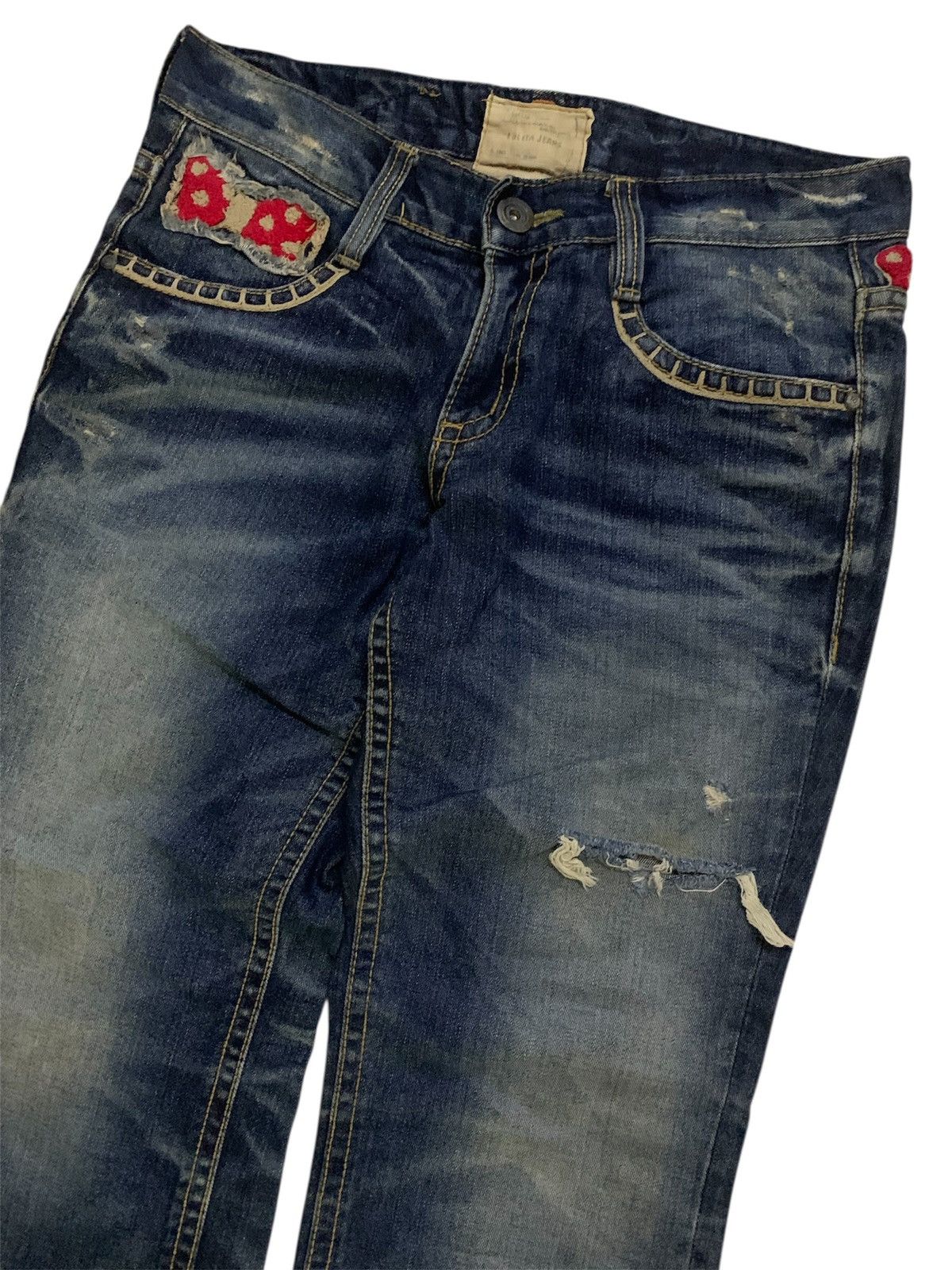 Japanese Brand 💥Japanese Yoshitomo Nara Lolita Jeans Size US 32 / EU 48 - 2 Thumbnail