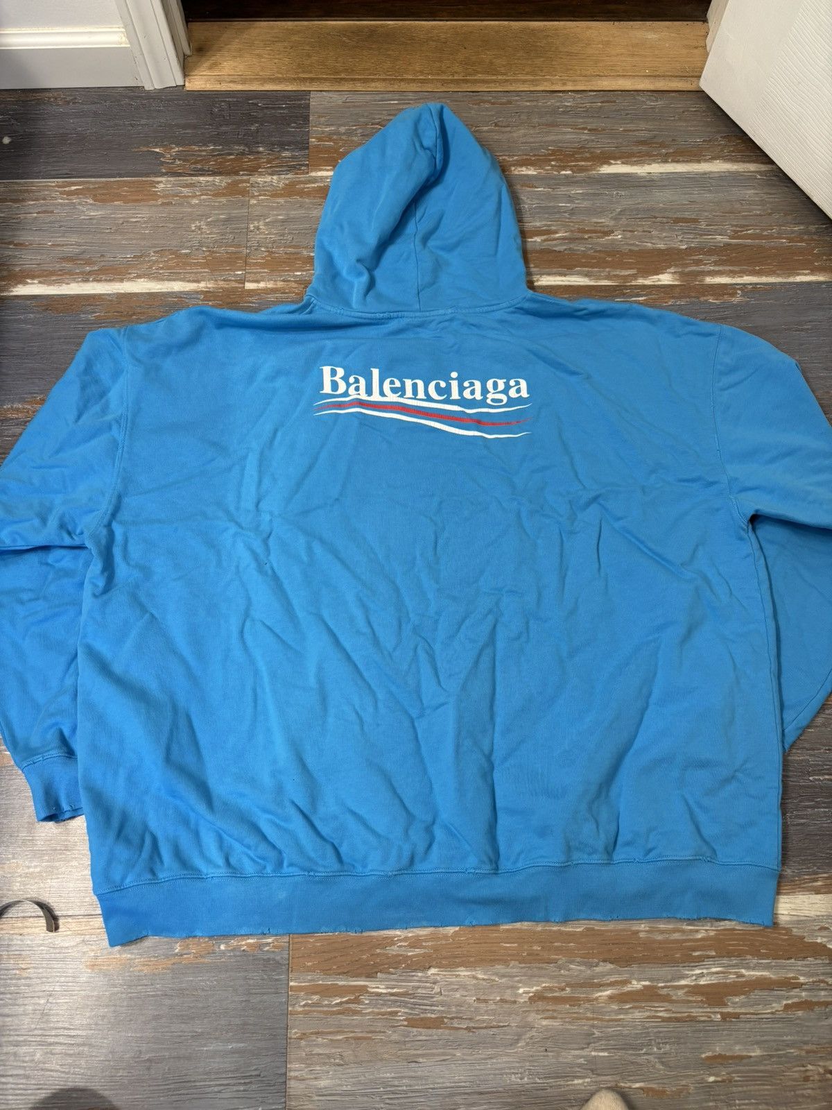 Balenciaga Campaign Logo Hoodie Size US XL / EU 56 / 4 - 1 Thumbnail