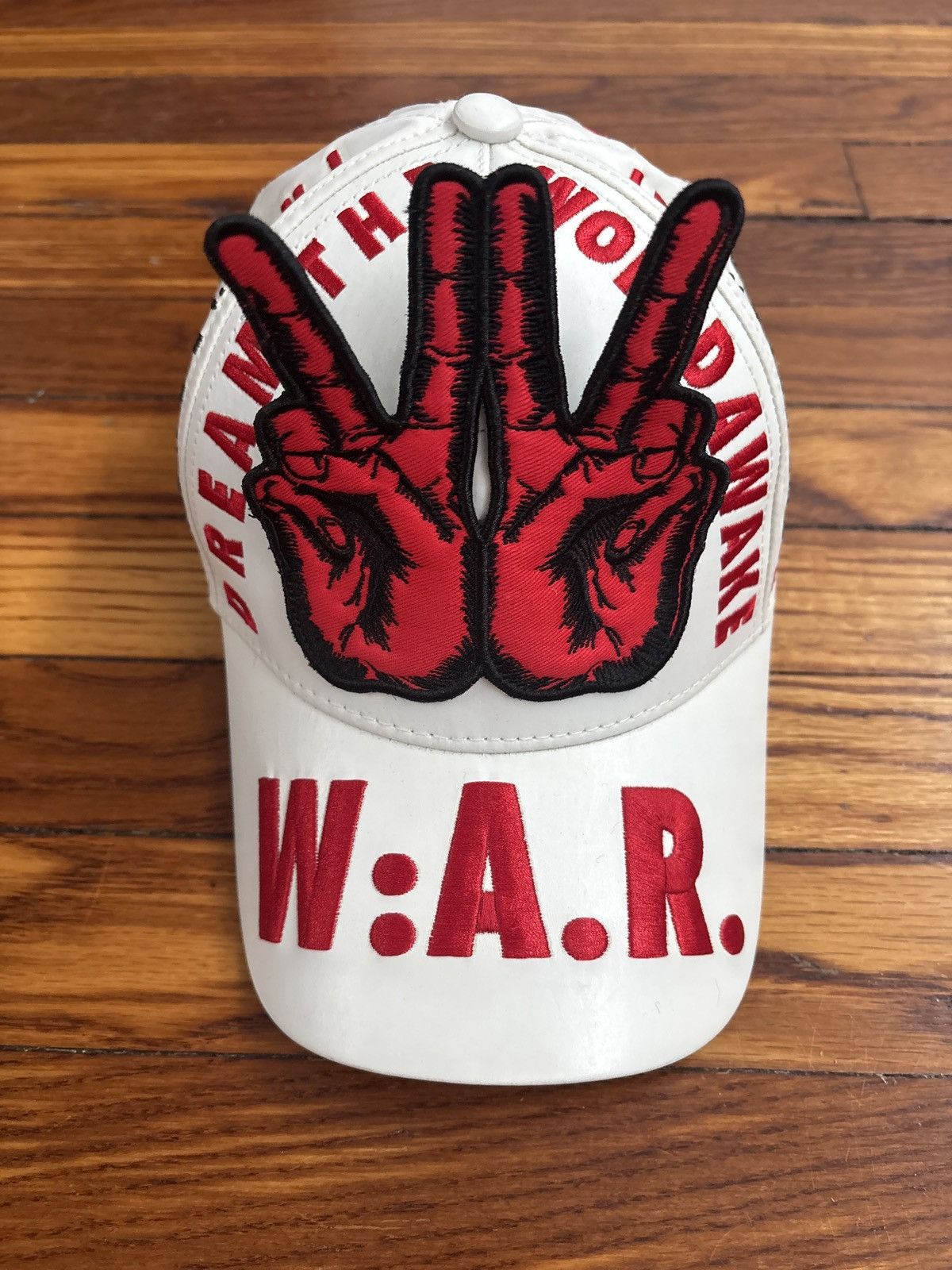 Walter Van Beirendonck Walter Van Beirendonck W&LT WAR peace hat