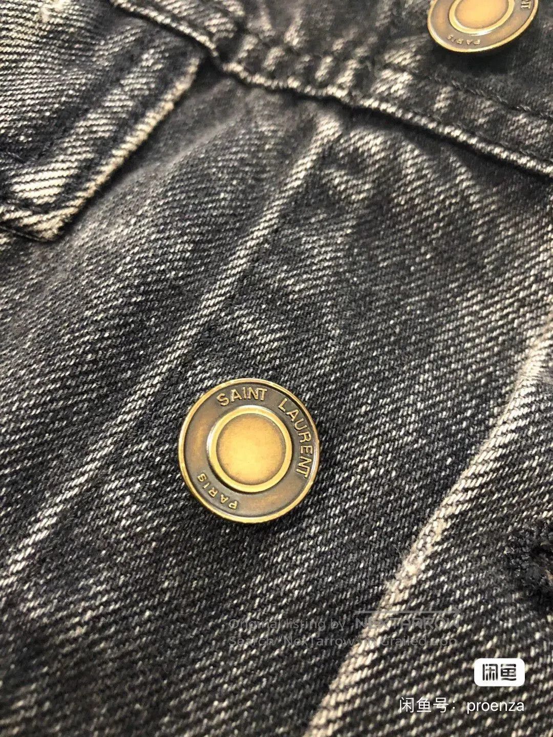 Saint Laurent Paris Saint Laurent YSL Denim Jacket. Size US S / EU 44-46 / 1 - 5 Thumbnail
