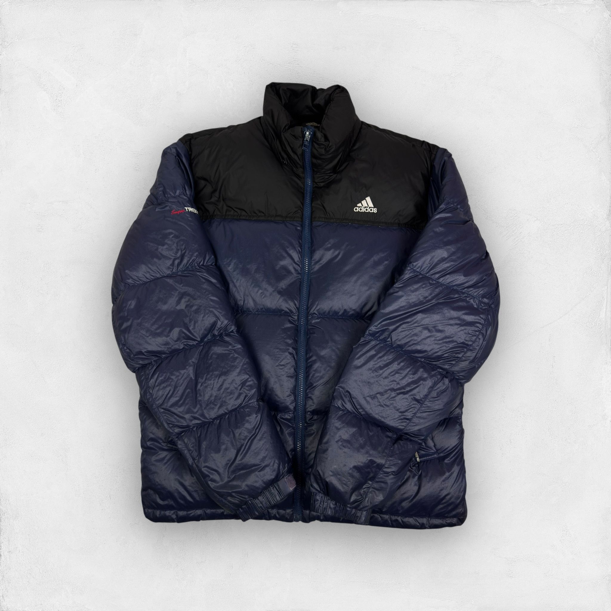 Adidas Adidas Men's navy Black Long Sleeve Full Zip Puffer Jacket Size US M / EU 48-50 / 2 - 1 Thumbnail