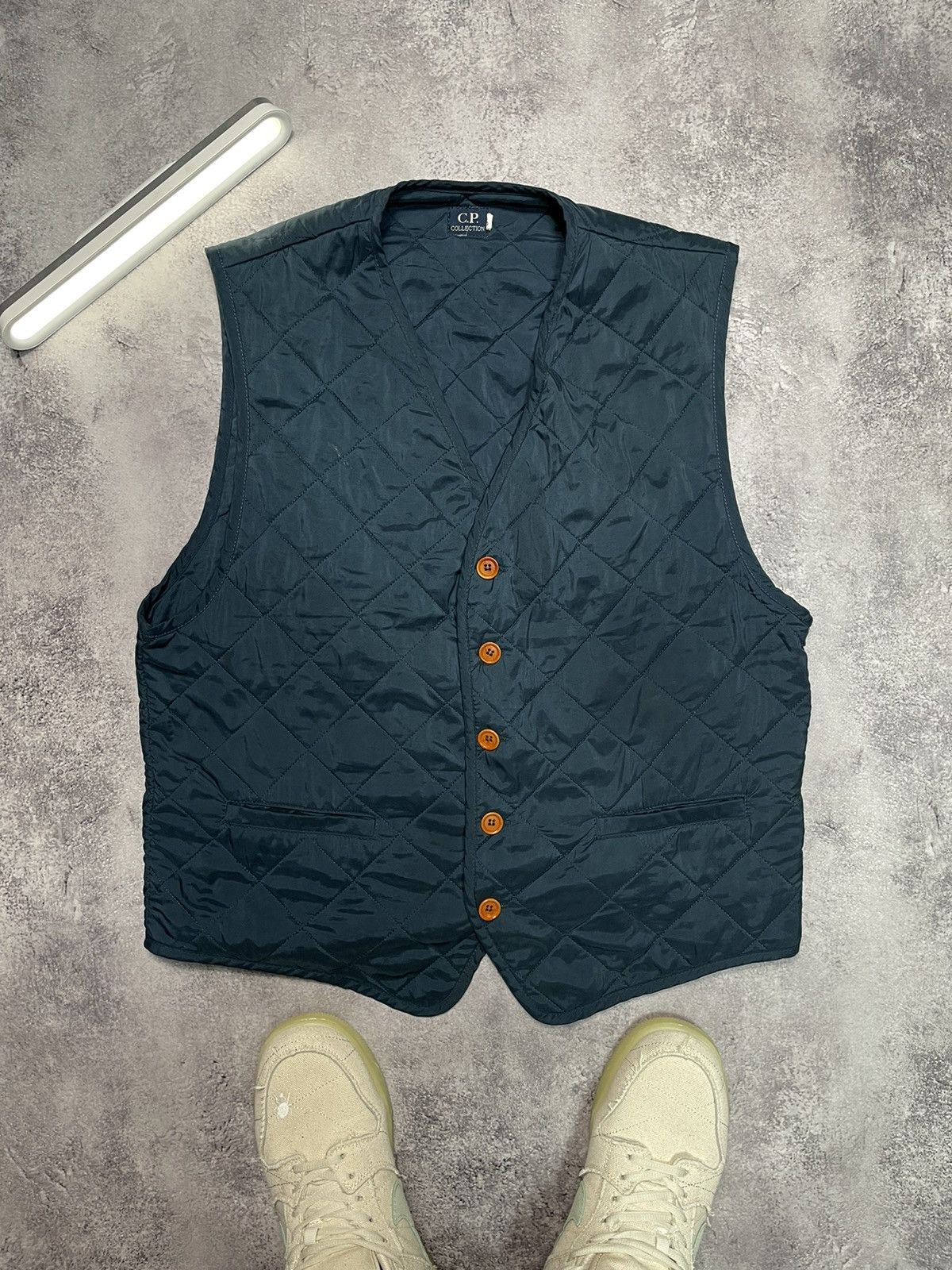 C.P. Company Vintage 90s CP Company Archive Quilted Utility Vest Size US M / EU 48-50 / 2 - 1 Thumbnail