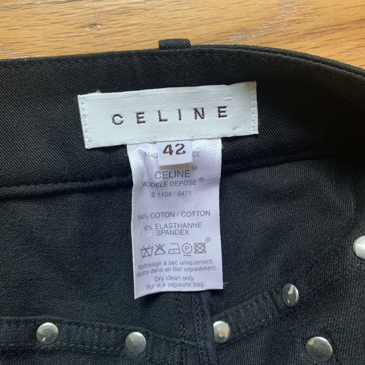 Celine × Michael Kors Early 2000s Studded Snap Jeans Size 30" / US 8 / IT 44 - 8 Thumbnail