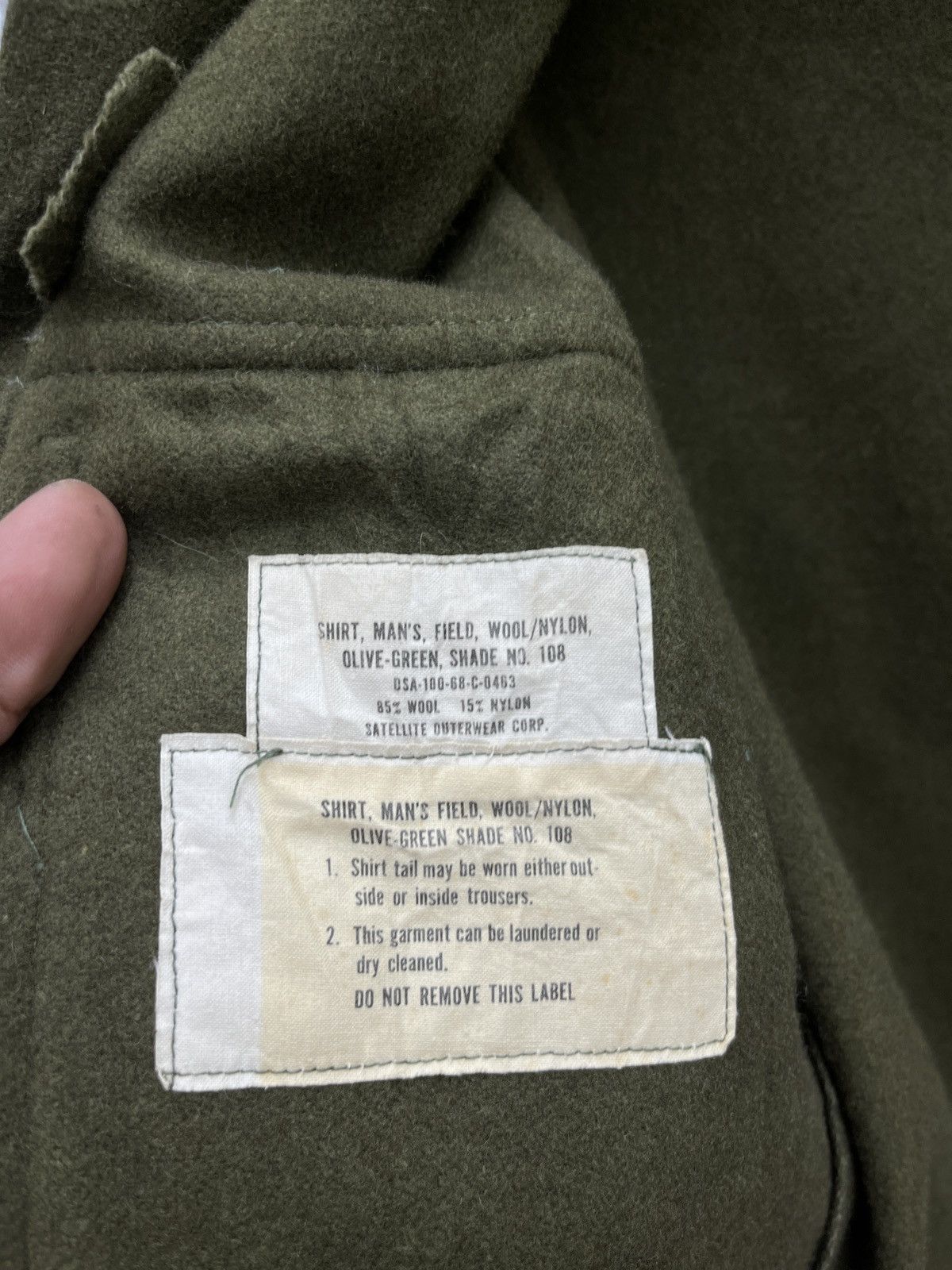 🔥🔥🔥STEALS VTG US ARMY SHIRTS MAN FIELD WOOL/NYLON